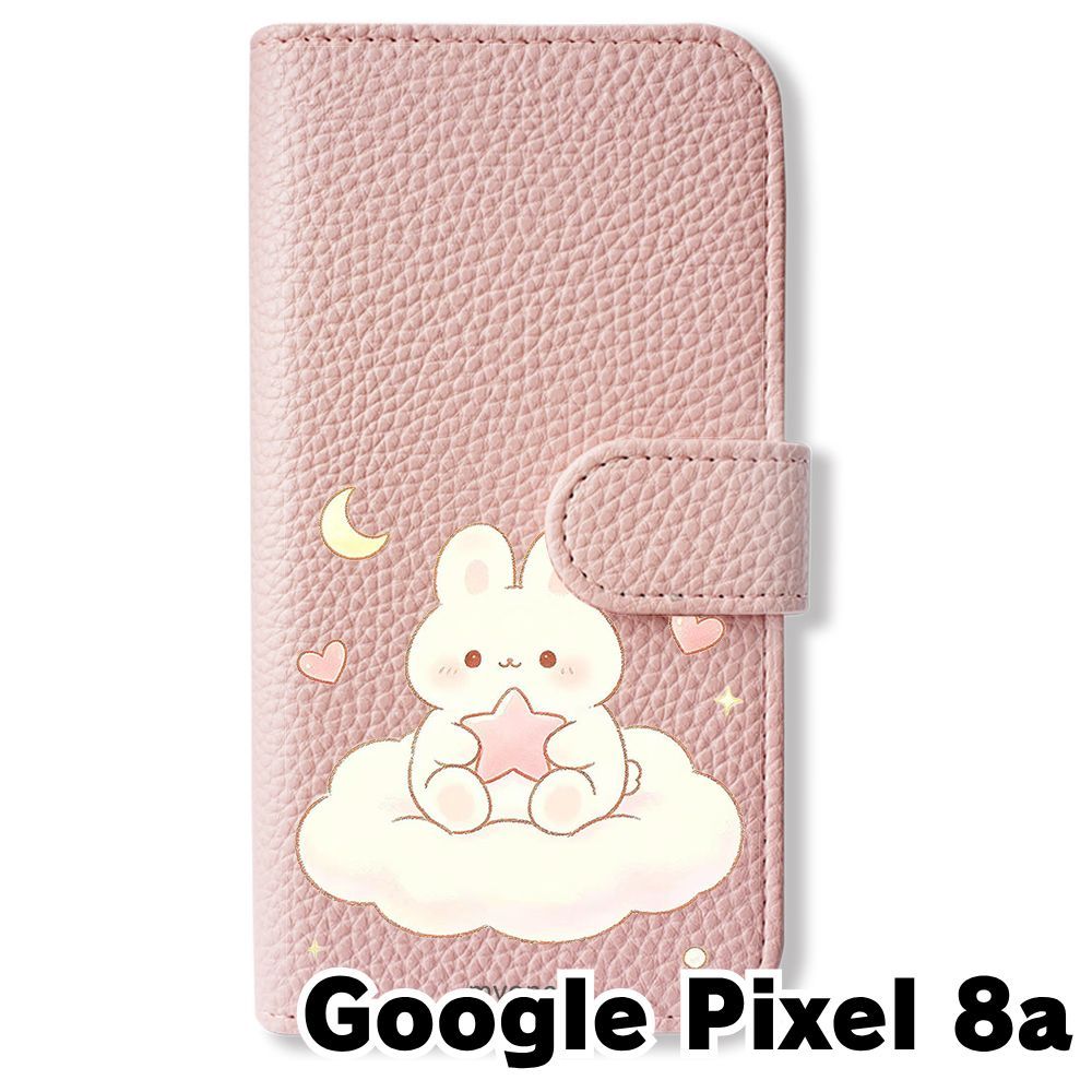 新品未使用】 Google Pixel 8a 手帳型スマホ ケース (色：サクラ×雲上