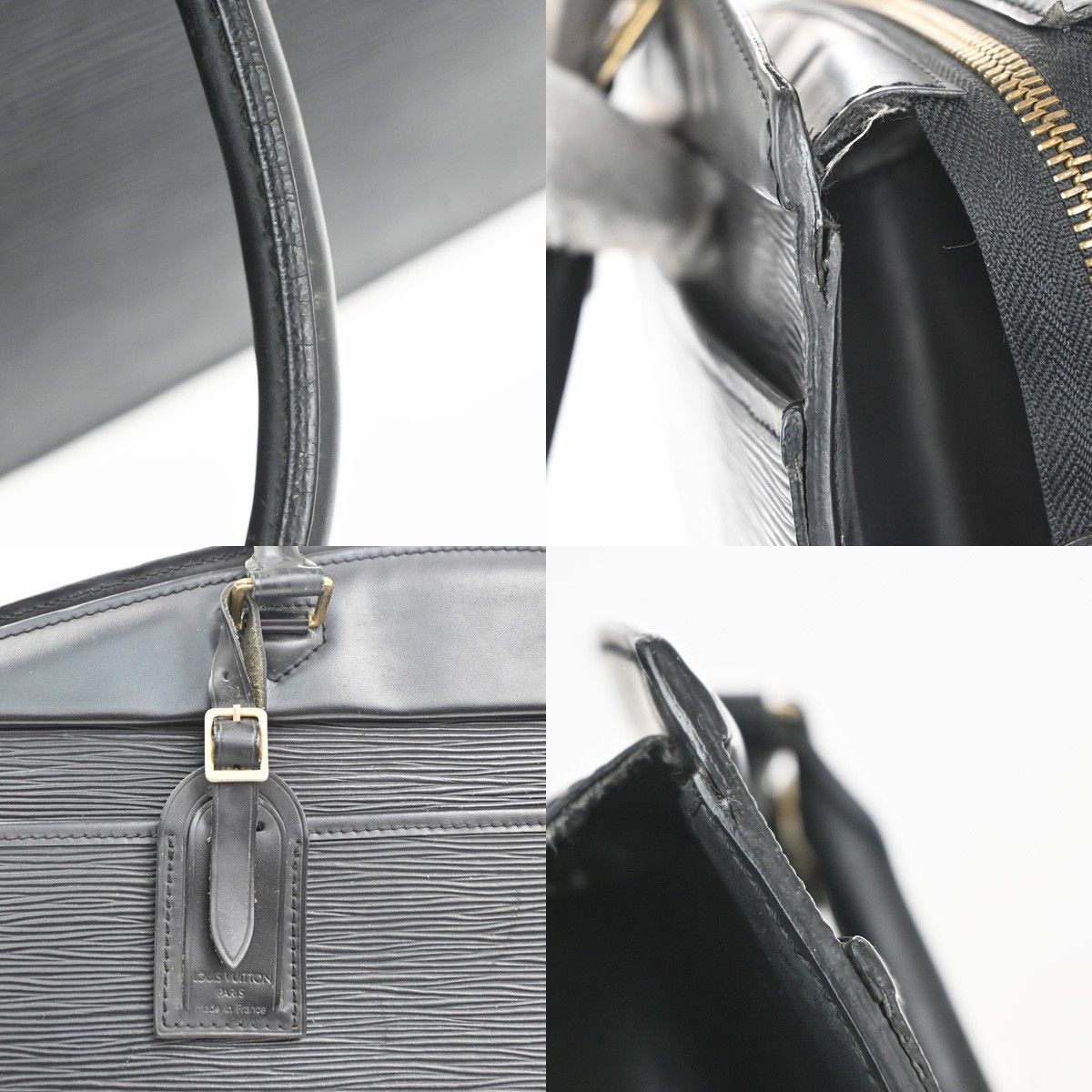 LOUIS VUITTON ルイヴィトン リヴィエラ ハンドバッグ ブラック エピ 