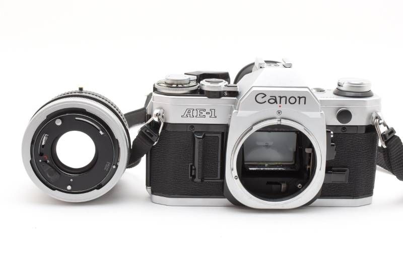 実用品 Canon キャノン AE-1 シルバー / FD 50mm 1.8 S.C. レンズ
