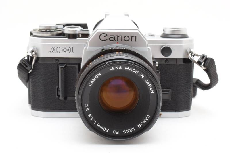 実用品 Canon キャノン AE-1 シルバー / FD 50mm 1.8 S.C. レンズ