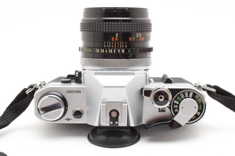 実用品 Canon キャノン AE-1 シルバー / FD 50mm 1.8 S.C. レンズ