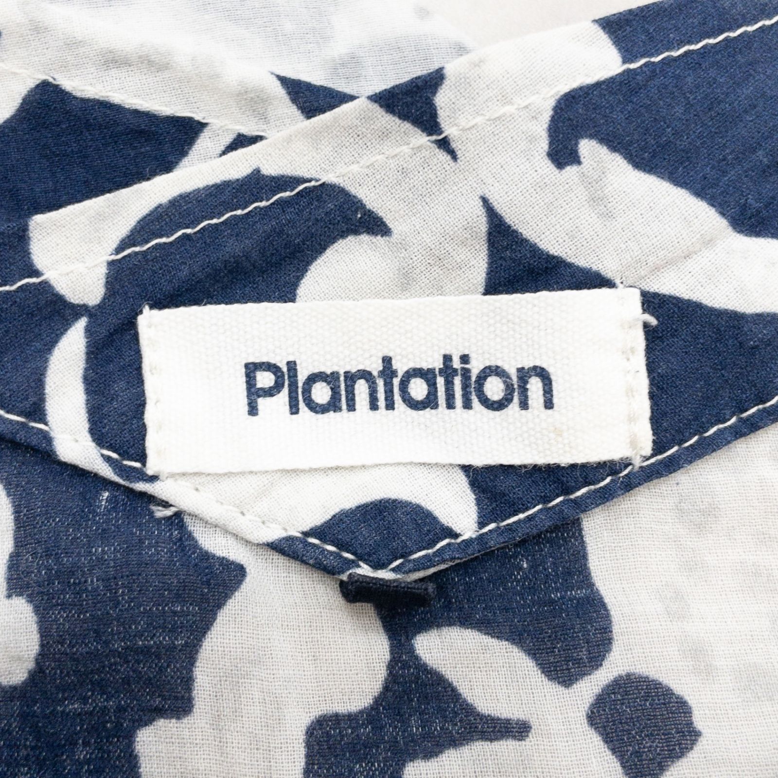 plantation プランテーション ワンピース 総柄 ボタニカル オーバー 