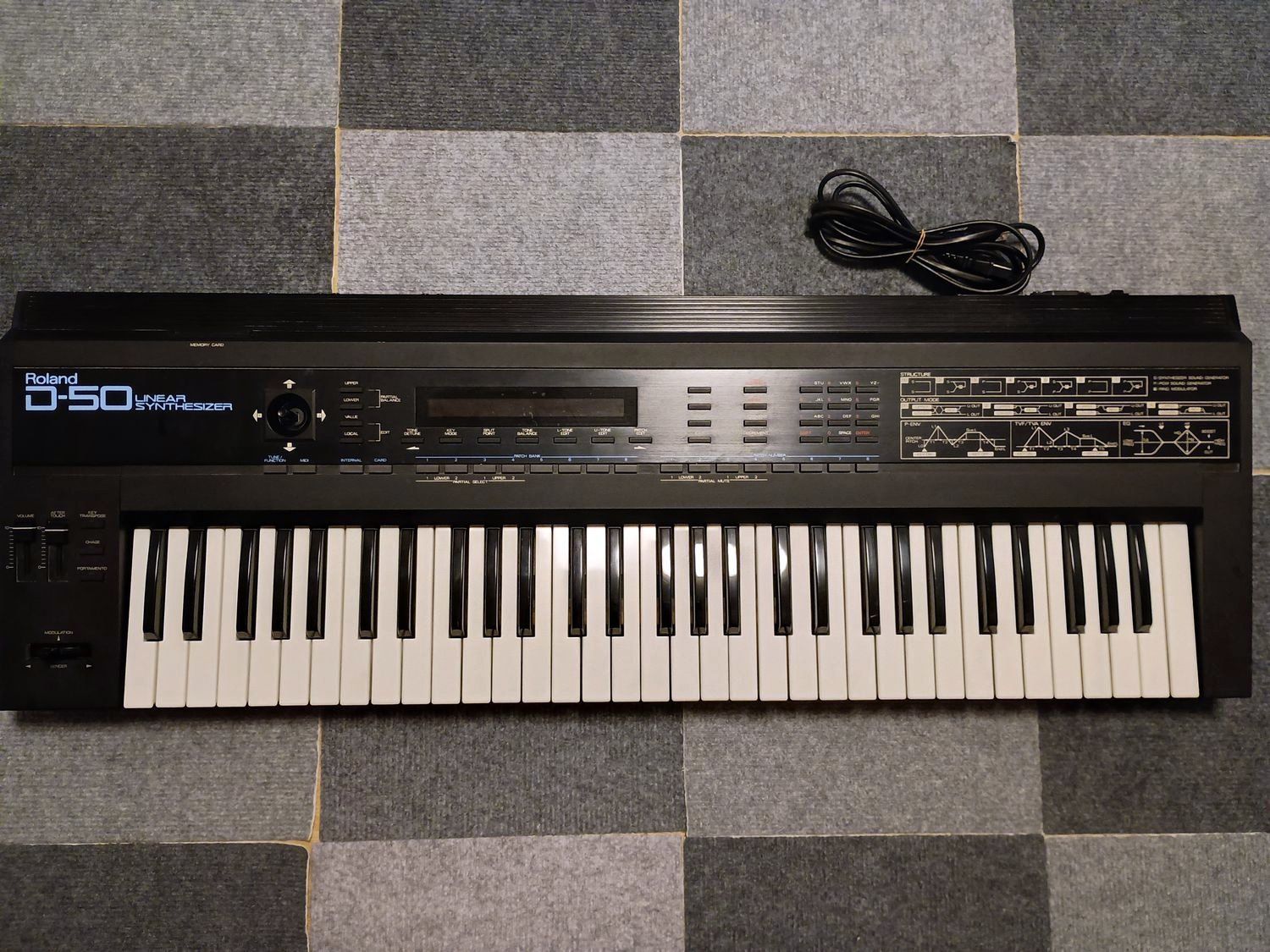 🎹 Roland D-50 シンセサイザー 整備済 ファクトリーパッチ復元 電池