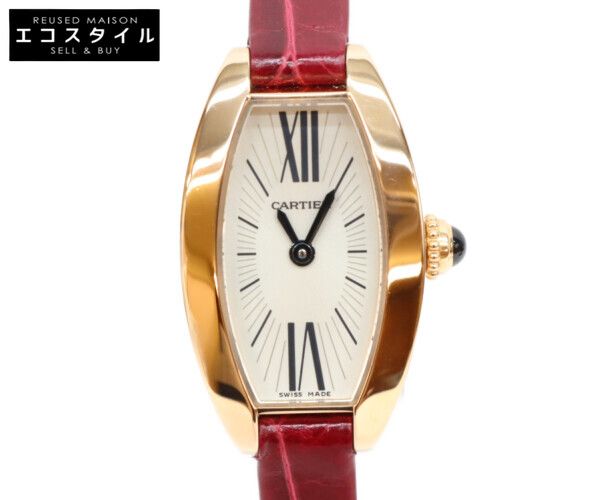 Cartier　カルティエ　W1537238 ラニエール ミニトノー K18 PG QZ時計