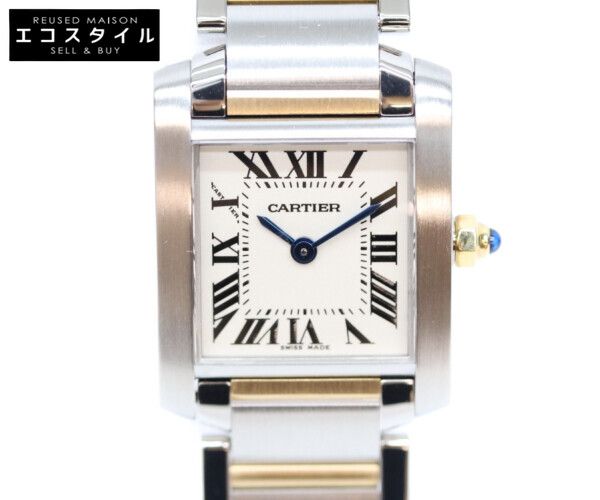 Cartier カルティエ W51007Q4 SS YG タンクフランセーズSM QZ 286,605円