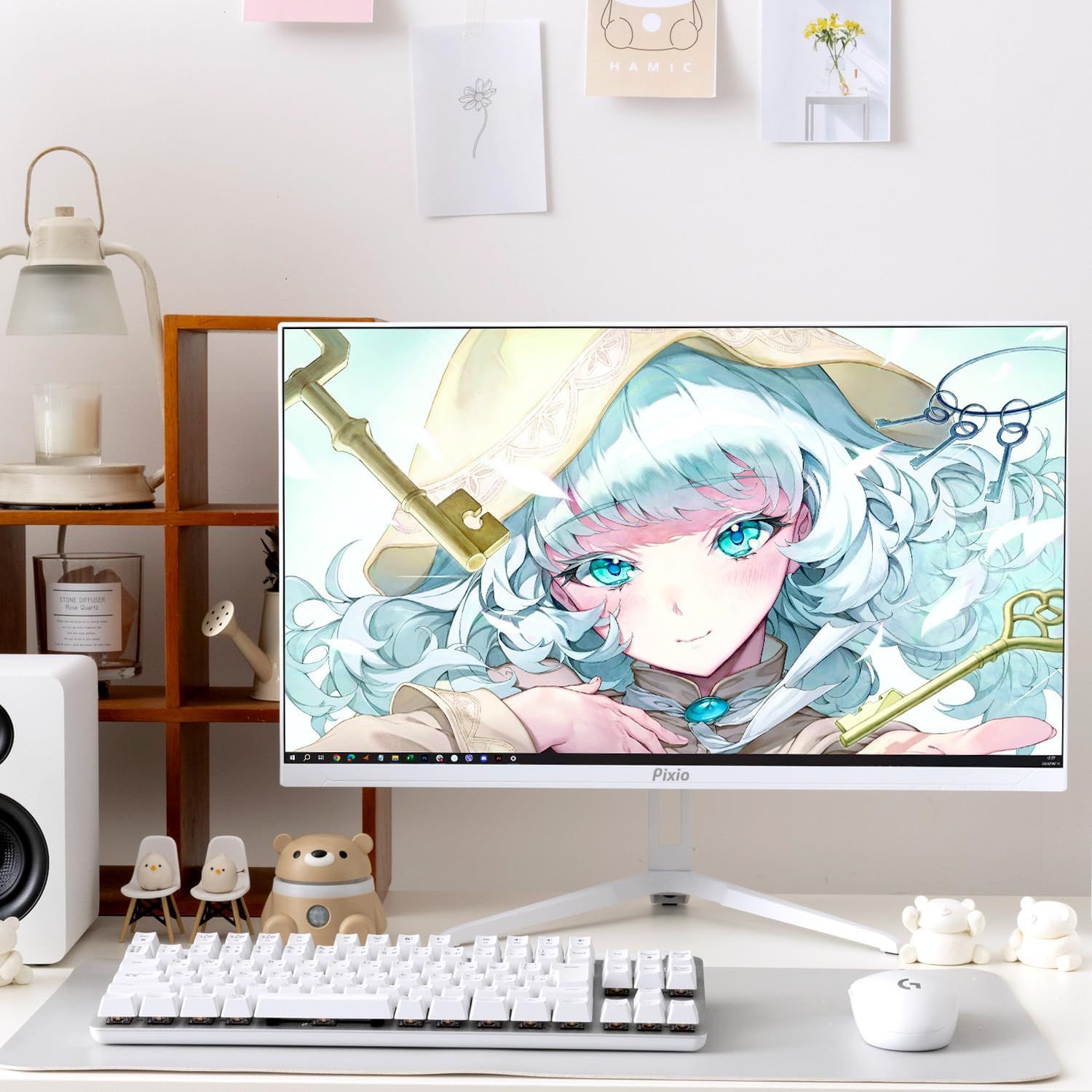 美品】Pixio PX248WAVEW 200Hz ゲーミングモニター ホワイト - メルカリ