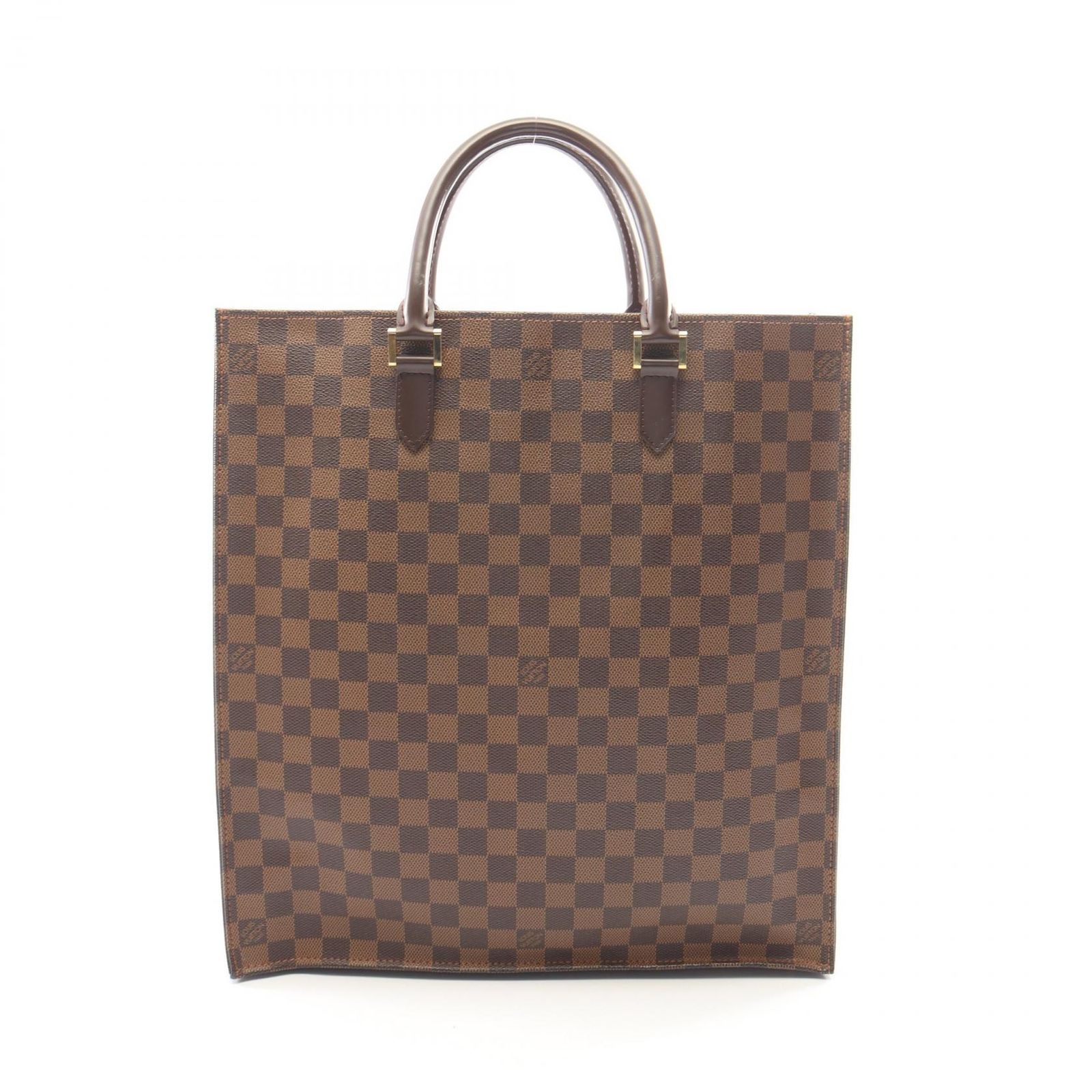 ルイ・ヴィトン LOUIS VUITTON トートバッグ サックプラ ダミエエベヌ N51140 PVCコーティングキャンバス レザー サック・プラ レディース Used B 57,480円