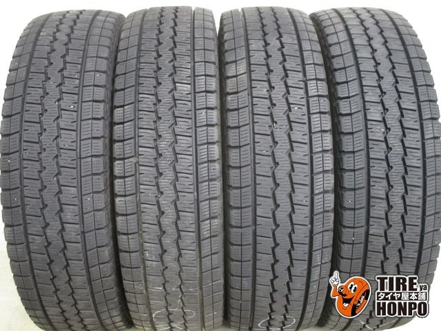 【中古 冬用】 195/80R15 107/105L 4本セット ダンロップ ウィンターマックス SV01 スタッドレスタイヤ 中古タイヤ