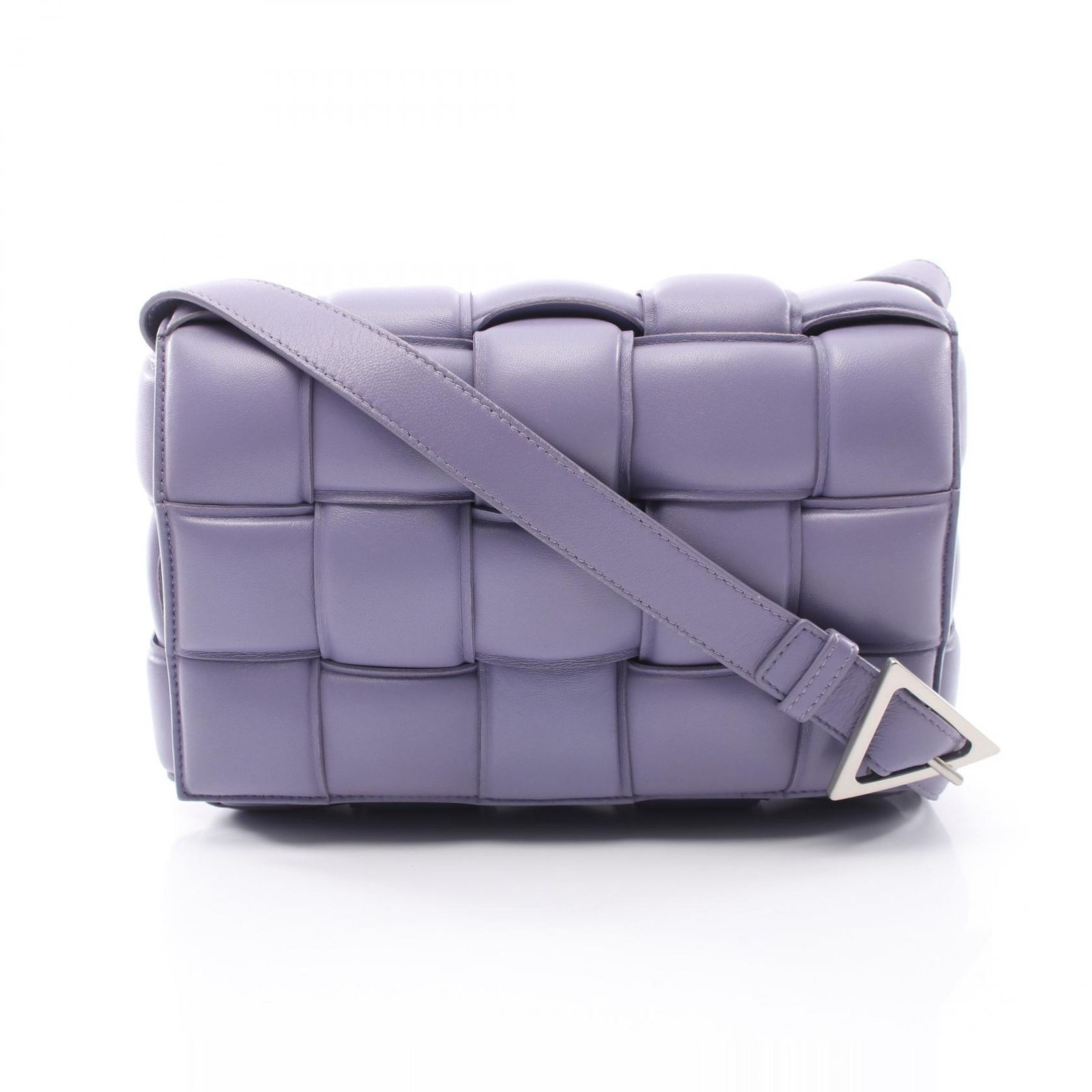 ボッテガヴェネタ BOTTEGA VENETA ショルダーバッグ パデット カセット イントレチャート パープル レザー パデット カセット イントレチャート ショルダーバッグ