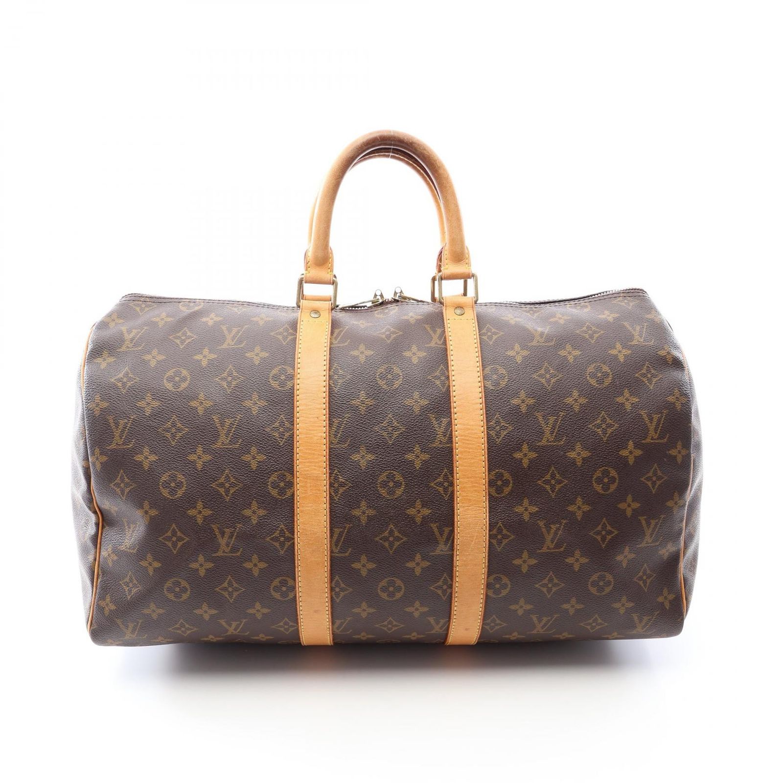 ルイ・ヴィトン LOUIS VUITTON ボストンバッグ キーポル45 モノグラム M41428 PVCコーティングキャンバス レザー キーポル45 ユニセックス Used B