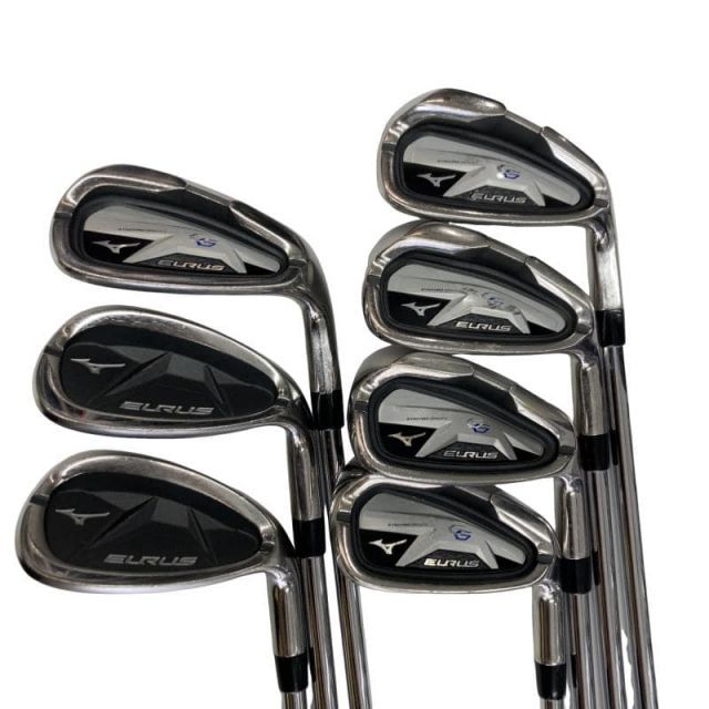 【中古】 ミズノ EURUS G6 7S アイアンセット IR FST 1170 (フレックスUNI) メンズ 男性用 右利き 右用 Cランク ゴルフクラブ