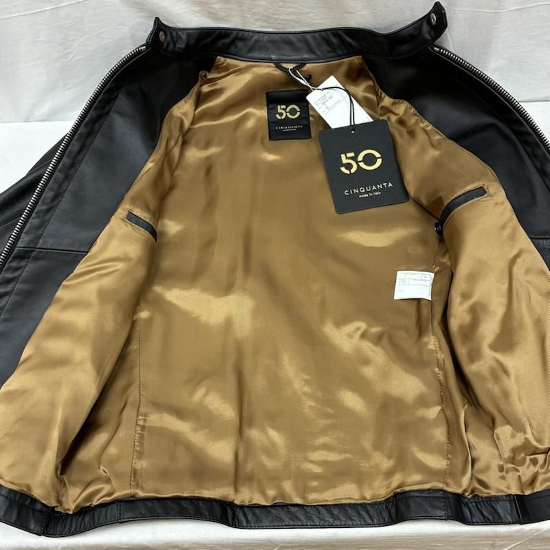 チンクアンタ H502/1 シングル ライダース ホースハイド レザー