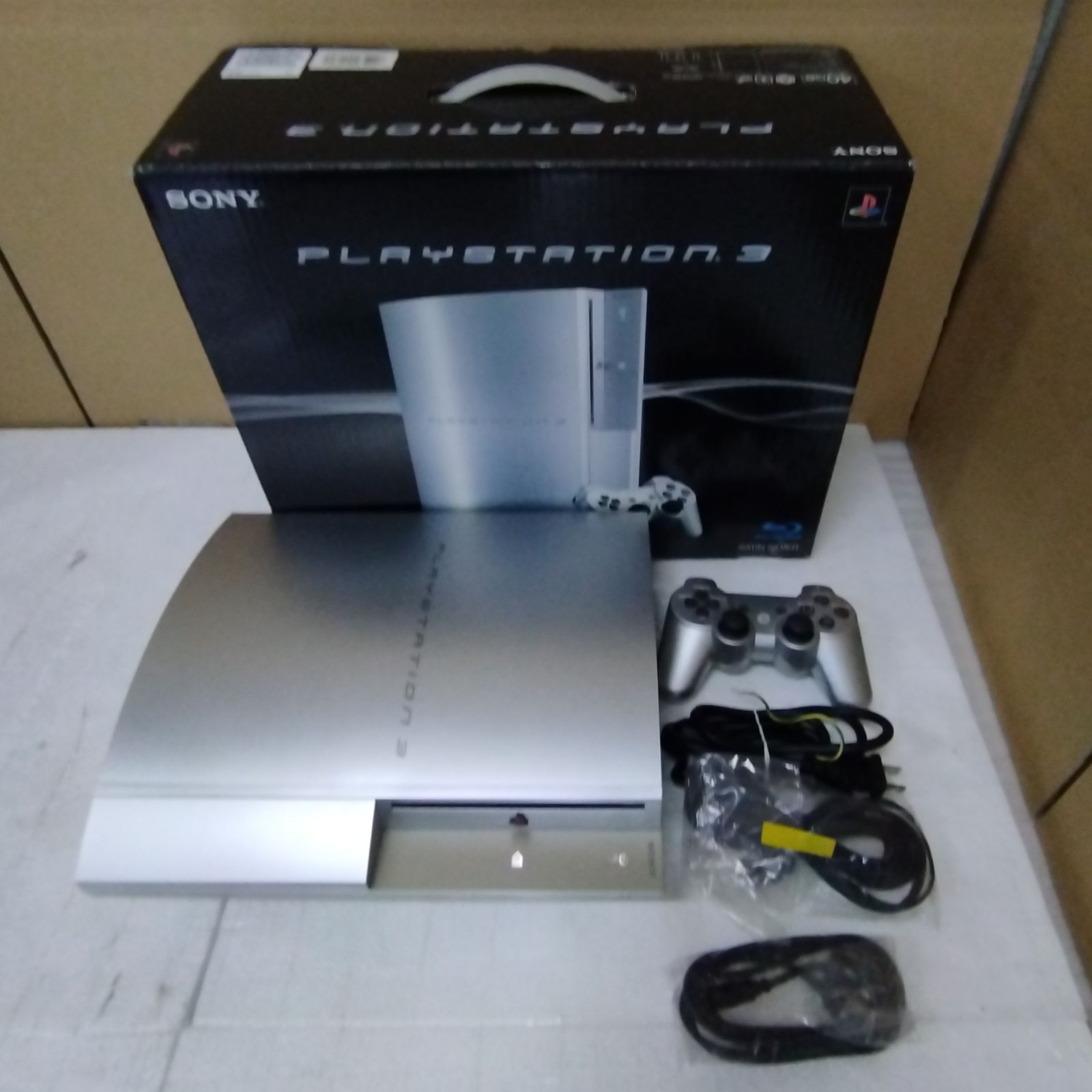 ジャンク後期型PS3 80GB D11948】PS3 本体 セット 40GB シルバー SONY PlayStation3 CECHH00