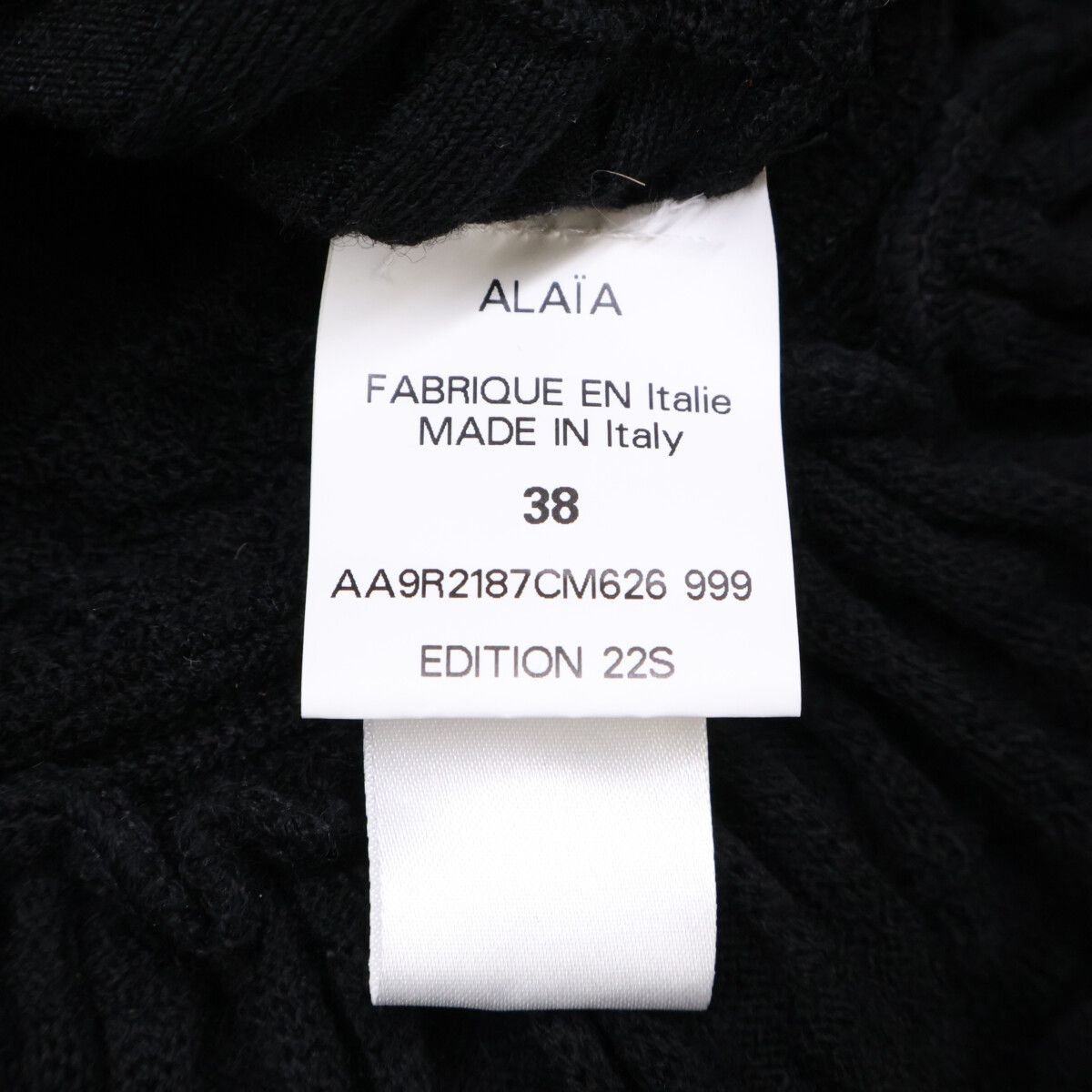ALAIA アライア 【国内正規】AA9R2187CM626 クリノリンフレアファイン 
