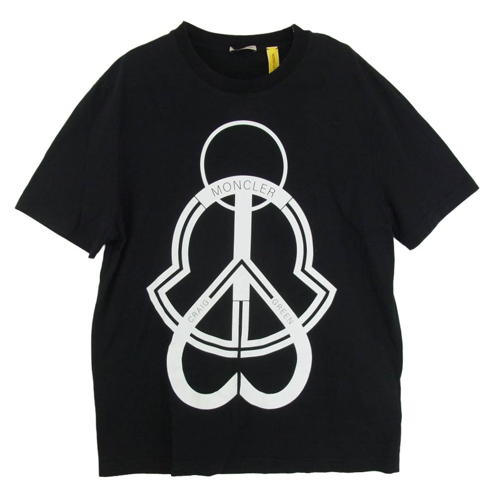 MONCLER モンクレール H109H8C00002 GENIUS ジーニアス T-SHIRT SS Tシャツ 半袖 カットソー ブラック系 M【中古】 MONCLER モンクレール H109H8C00002 GENIUS ジーニアス T-SHIRT SS T