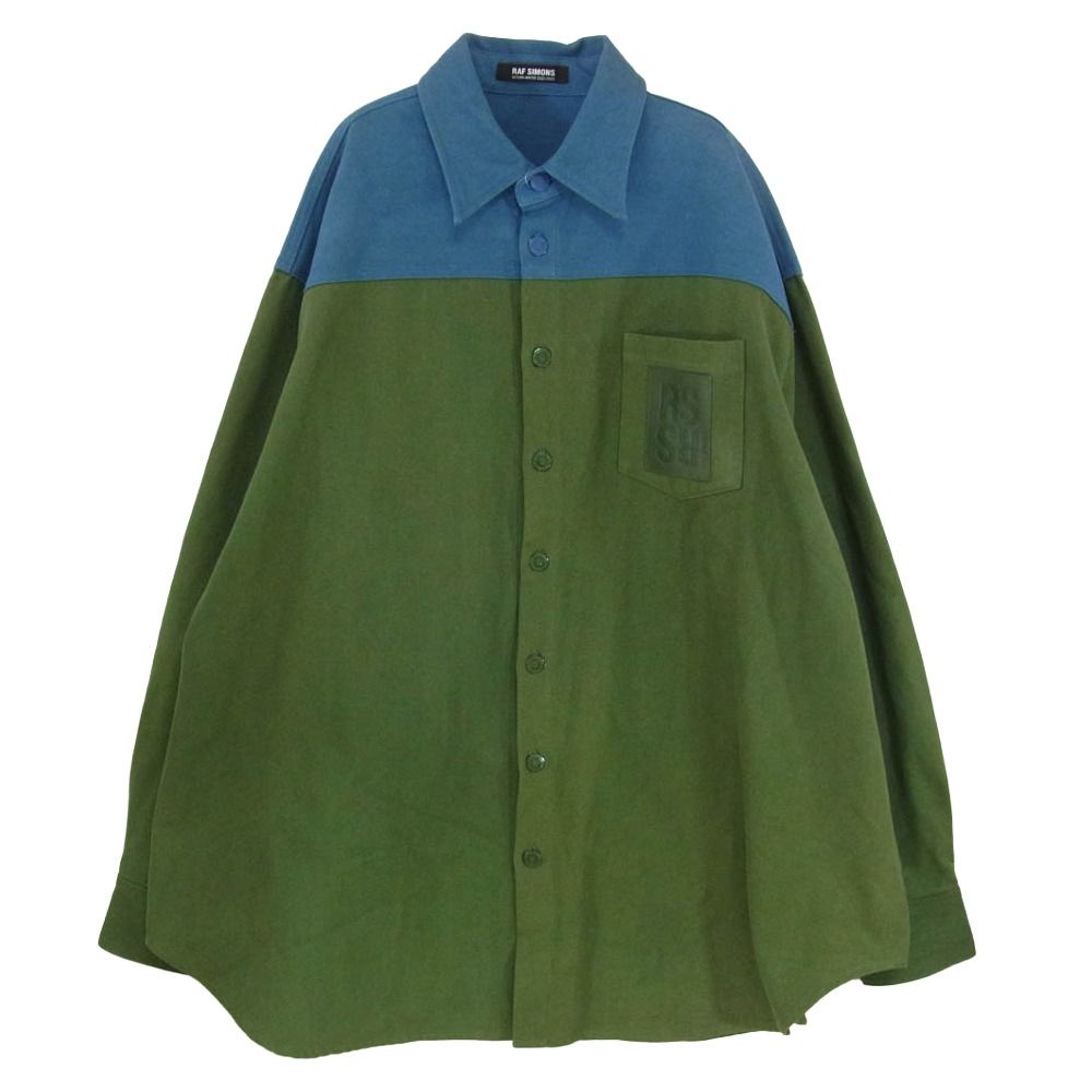 RAF SIMONS ラフシモンズ 22AW Oversized denim shirts ピン付き