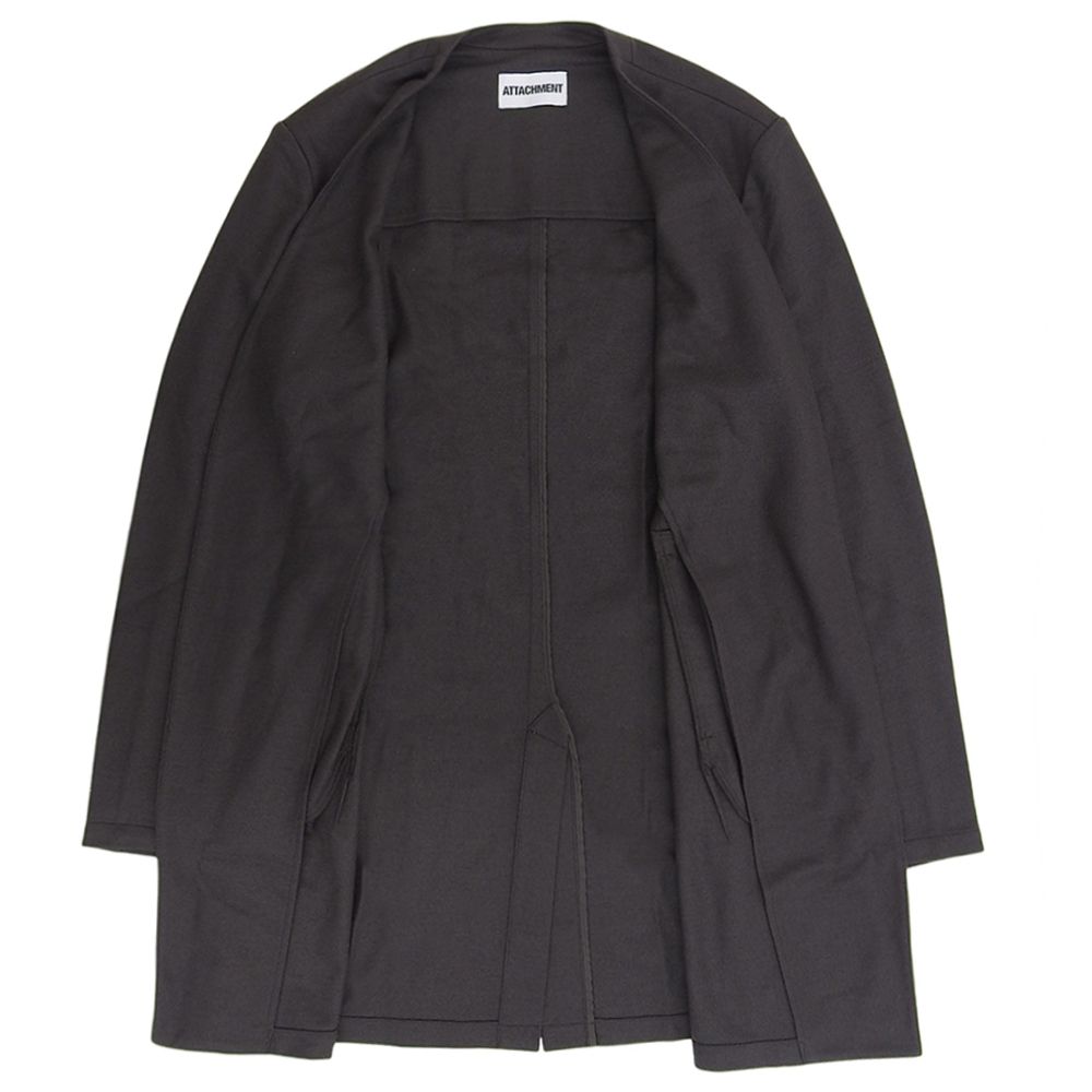【美品】アタッチメント　ロングカーディガン（Lサイズ） ATTACHMENT アタッチメント 美品 ウール ロングカーディガン