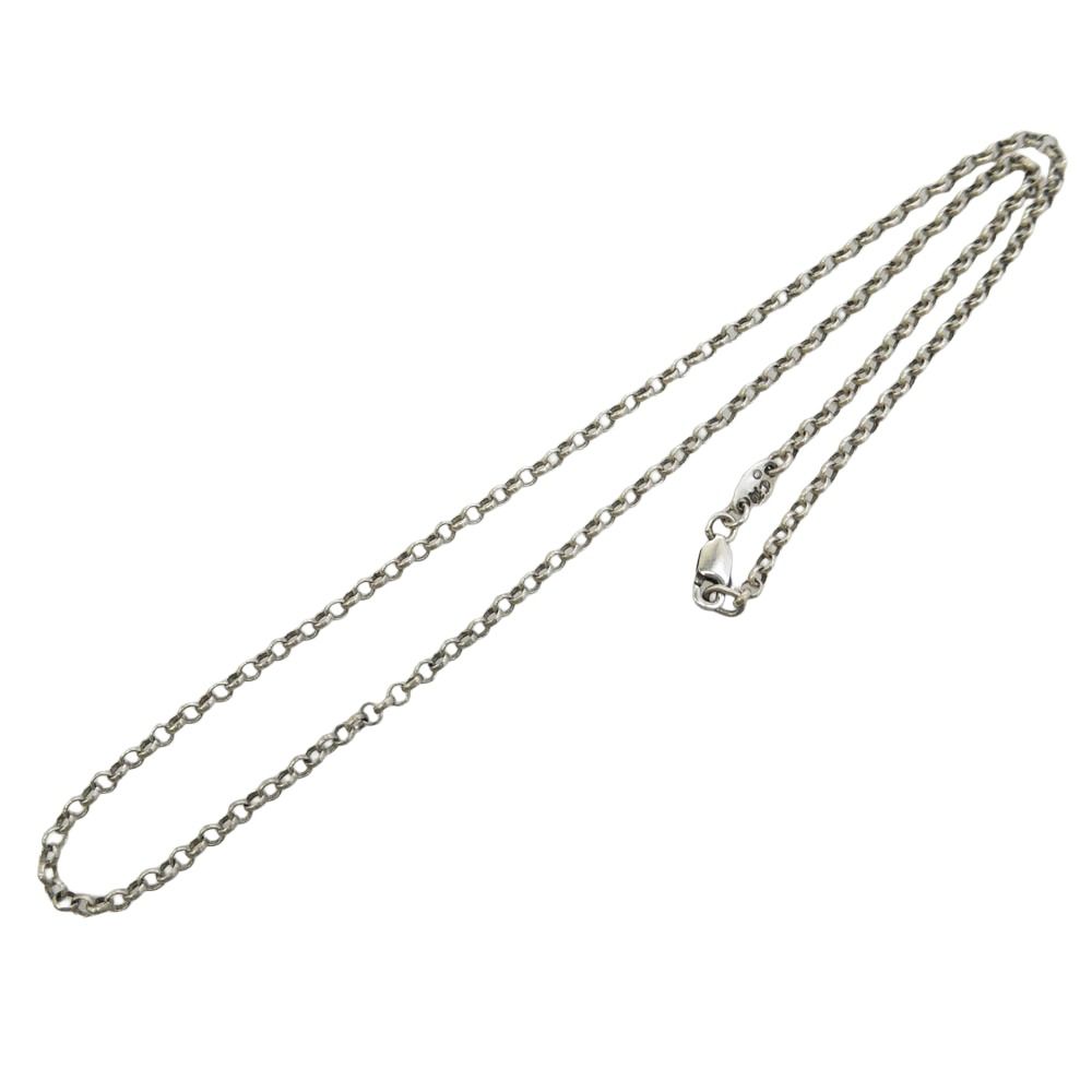 CHROME HEARTS クロムハーツ（原本無） 16inch NECKCHAIN ロールチェーン 16インチ ネックレス チェーン シルバー系【中古】 CHROME HEARTS クロムハーツ（原本無） NECKCHAIN 16inch 16インチ