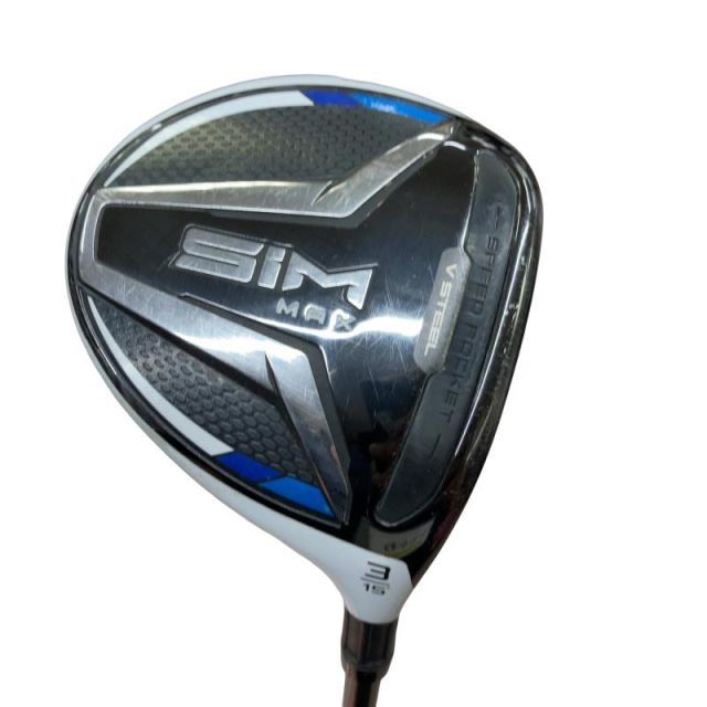 【中古】 テーラーメイド SIM MAX 3W フェアウェイウッド FW TENSEI BLUE TM50(FW) (フレックスR) メンズ 男性用 右利き 右用 Cランク ゴルフクラブ