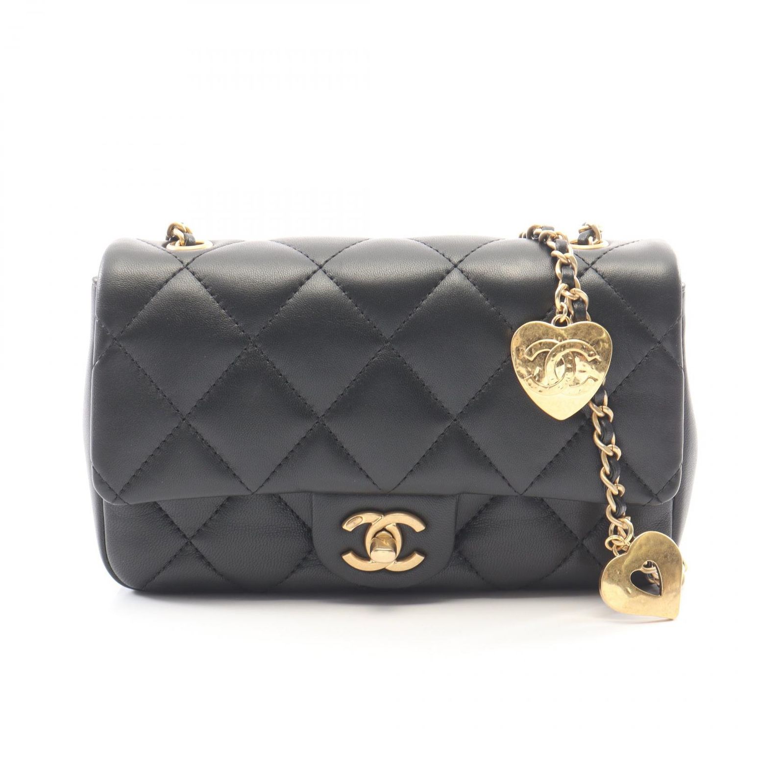 シャネル CHANEL ショルダーバッグ マトラッセ AS3457 ブラック