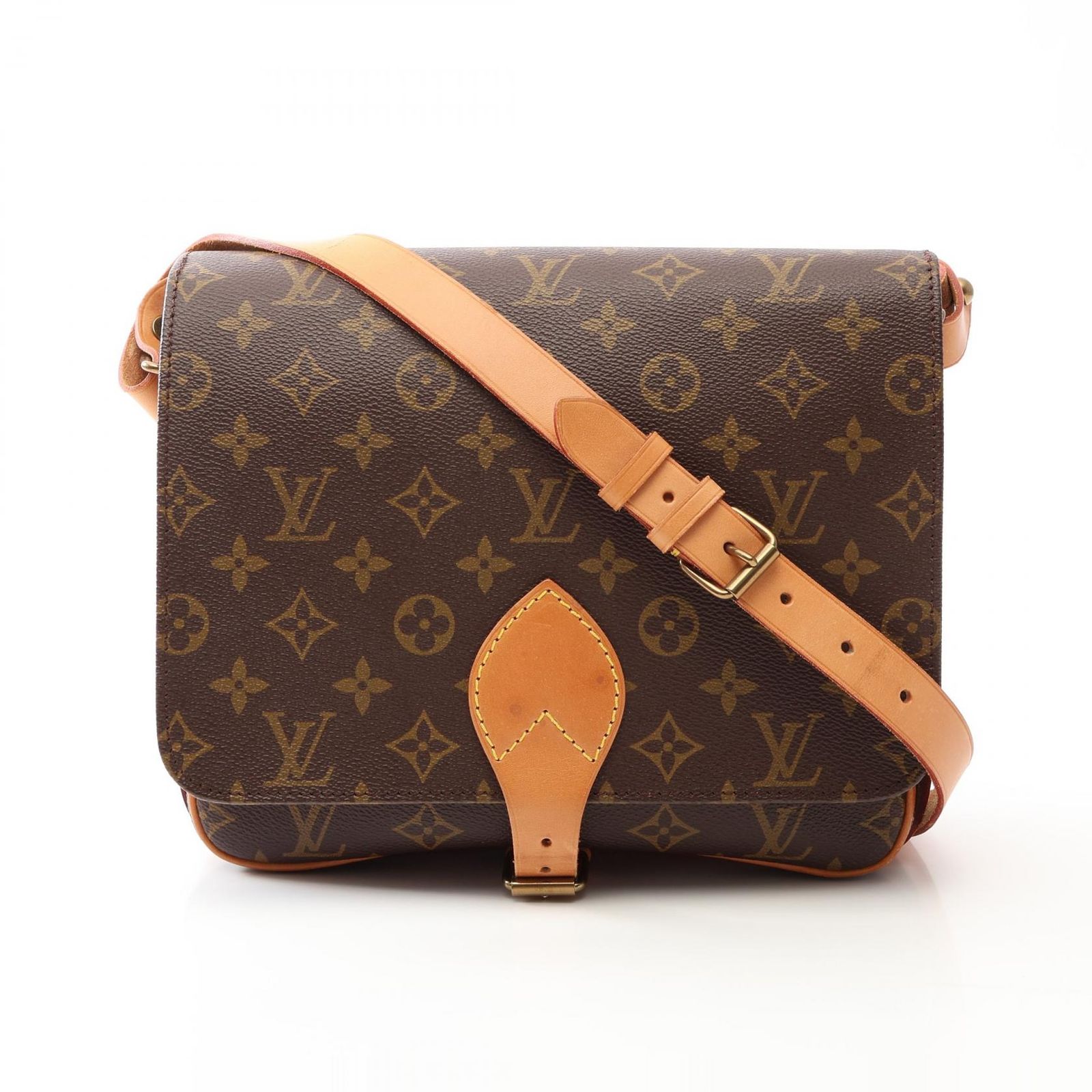 ルイ・ヴィトン LOUIS VUITTON ショルダーバッグ カルトシエールGM モノグラム M51252 PVCコーティングキャンバス レザー カルトシエールGM レディース Used B