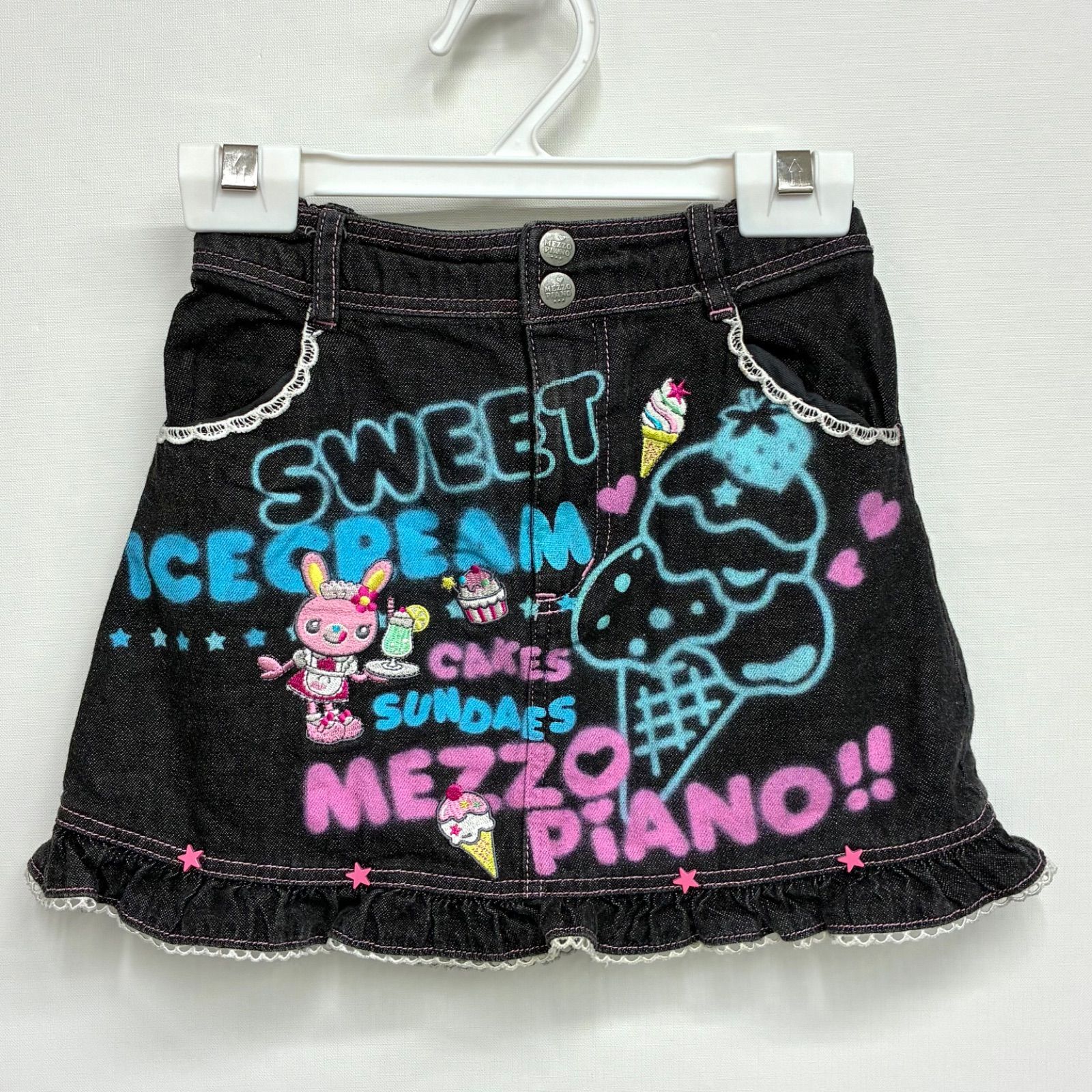 メゾピアノ mezzo piano】⚫︎ キッズ 美品！平成レトロ・Y2K