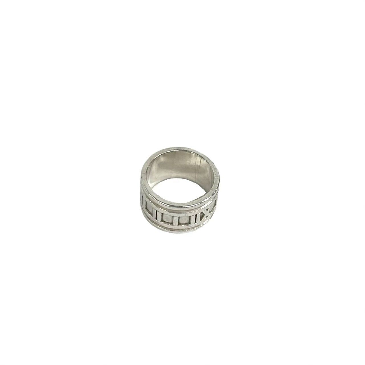極 美品 TIFFANY&Co. ティファニー アトラス ワイド リング シルバー
