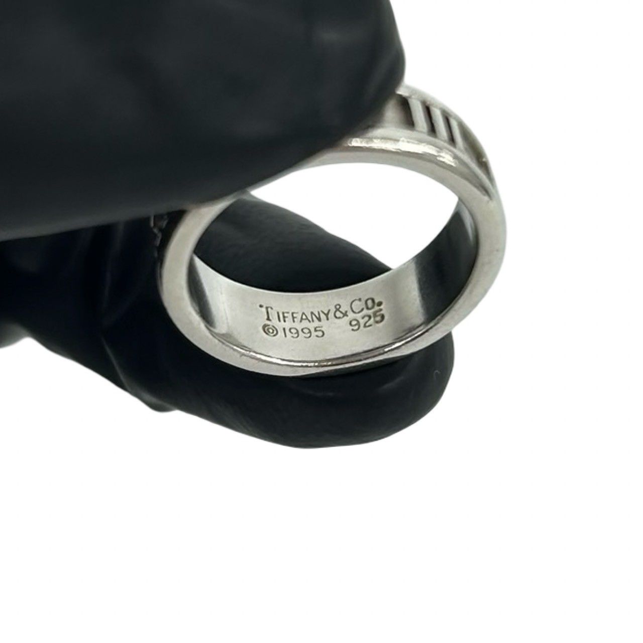 極 美品 TIFFANY&Co. ティファニー ヴィンテージ アトラス リング