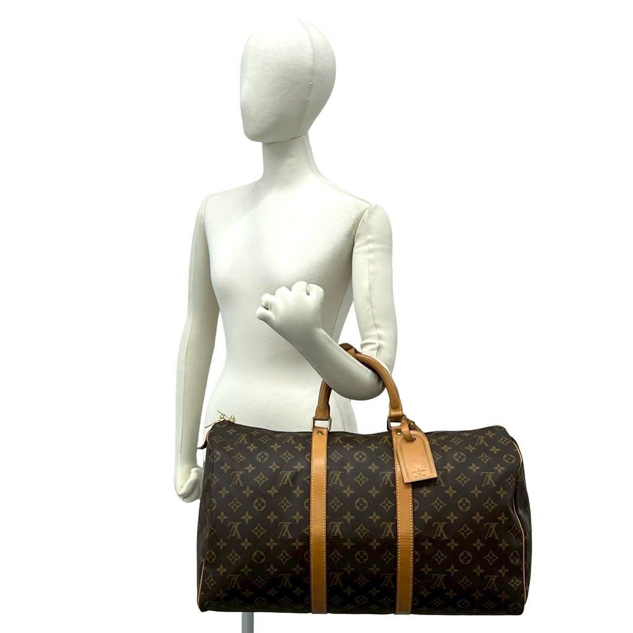 極 美品 LOUIS VUITTON ルイヴィトン ヴィンテージ キーポル 50 