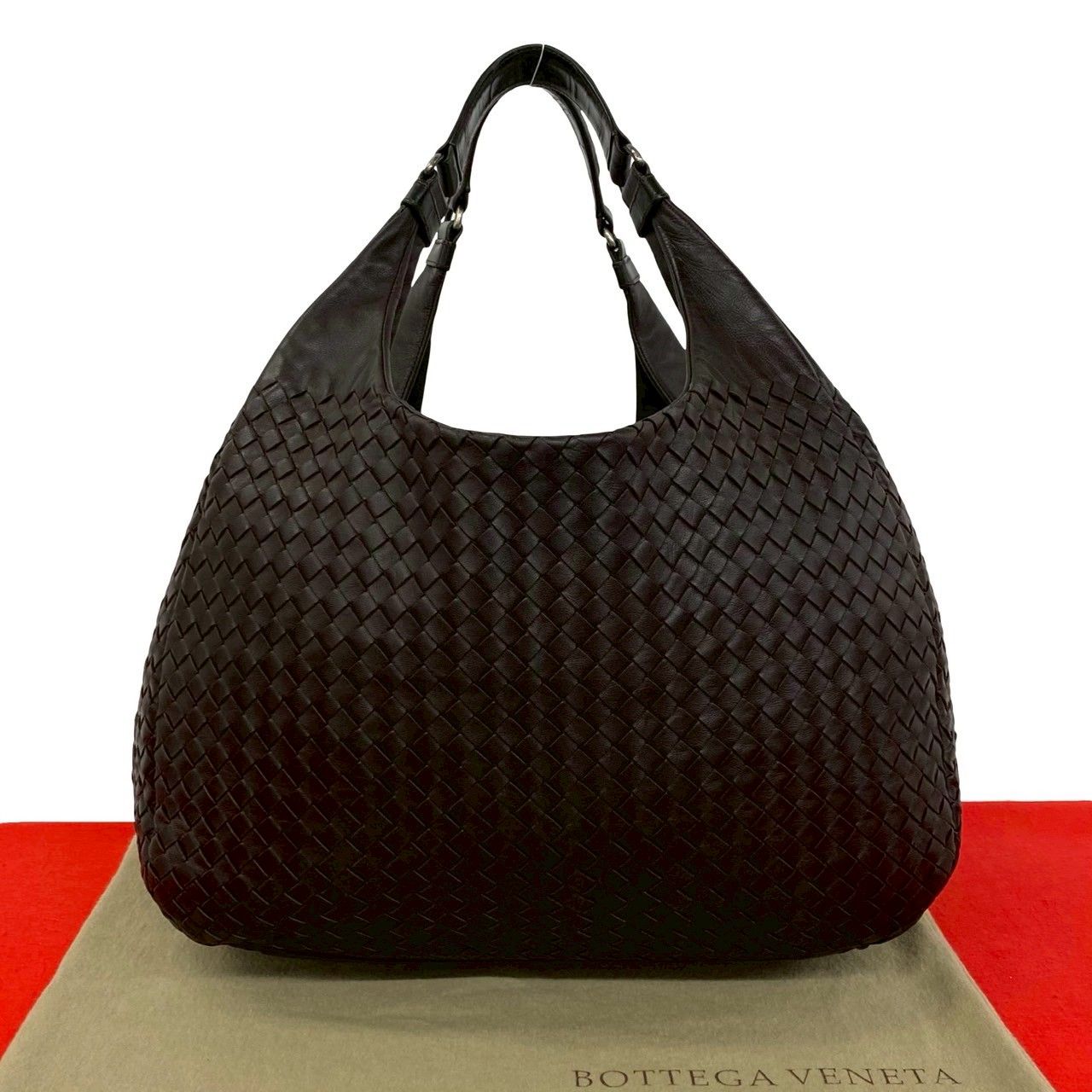 極 美品 袋付き BOTTEGA VENETA ボッテガヴェネタ カンパーナ イントレ