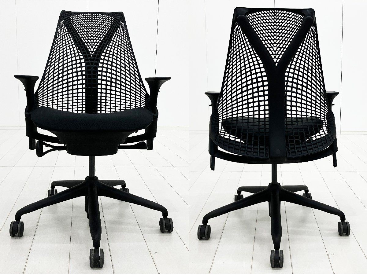 HermanMiller/ハーマンミラー□セイルチェア□ブラックxノワール 