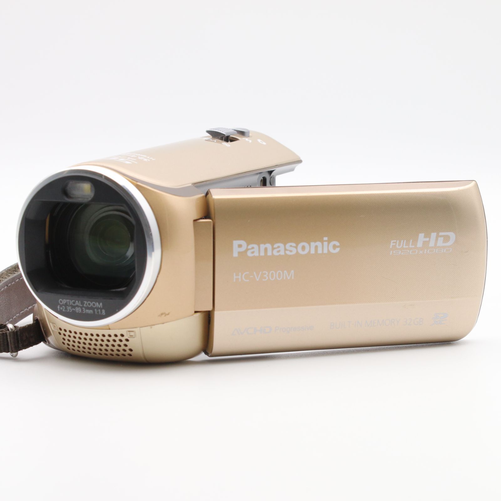 極上品】 Panasonic HC-V300M ゴールドベージュ 内蔵メモリー32GB