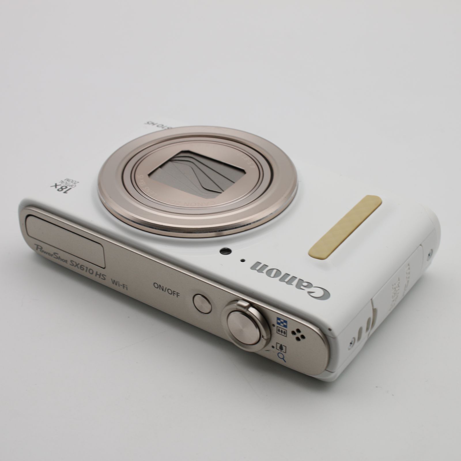 美品】 Canon PowerShot SX610 HS ホワイト 光学18倍ズーム PSSX610HS