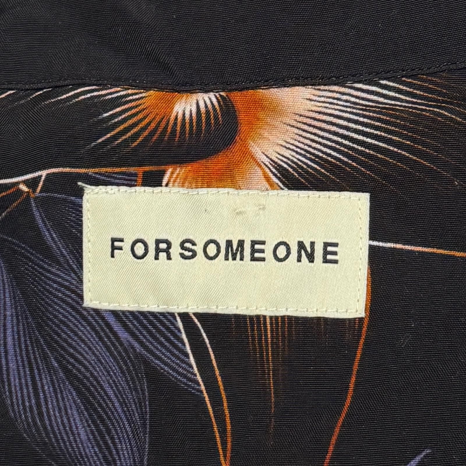 FORSOMEONE FLOWER RUDE SHIRT フラワーシャツ アロハ 半袖シャツ