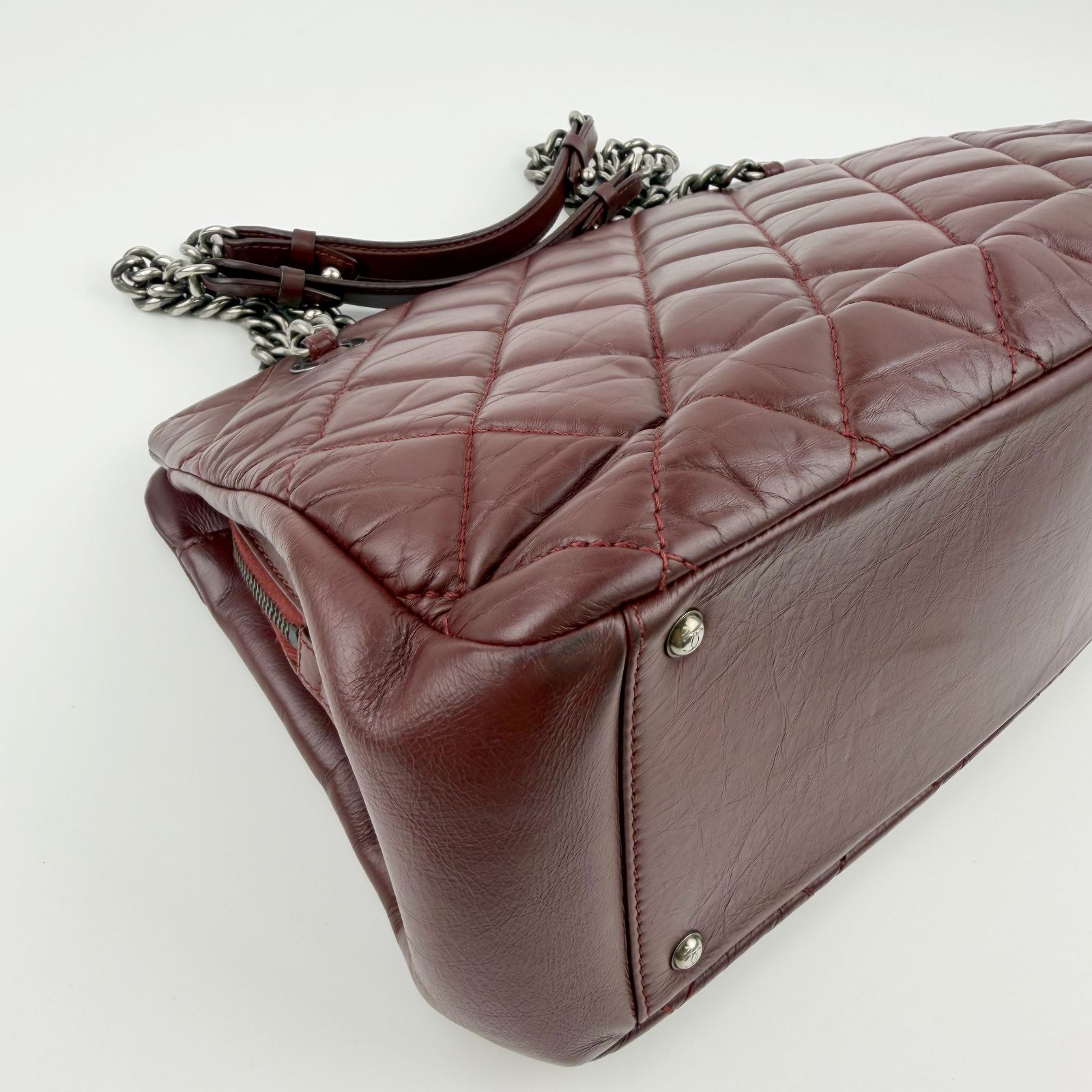 中古】CHANEL シャネル ココマーク マトラッセ チェーンショルダー