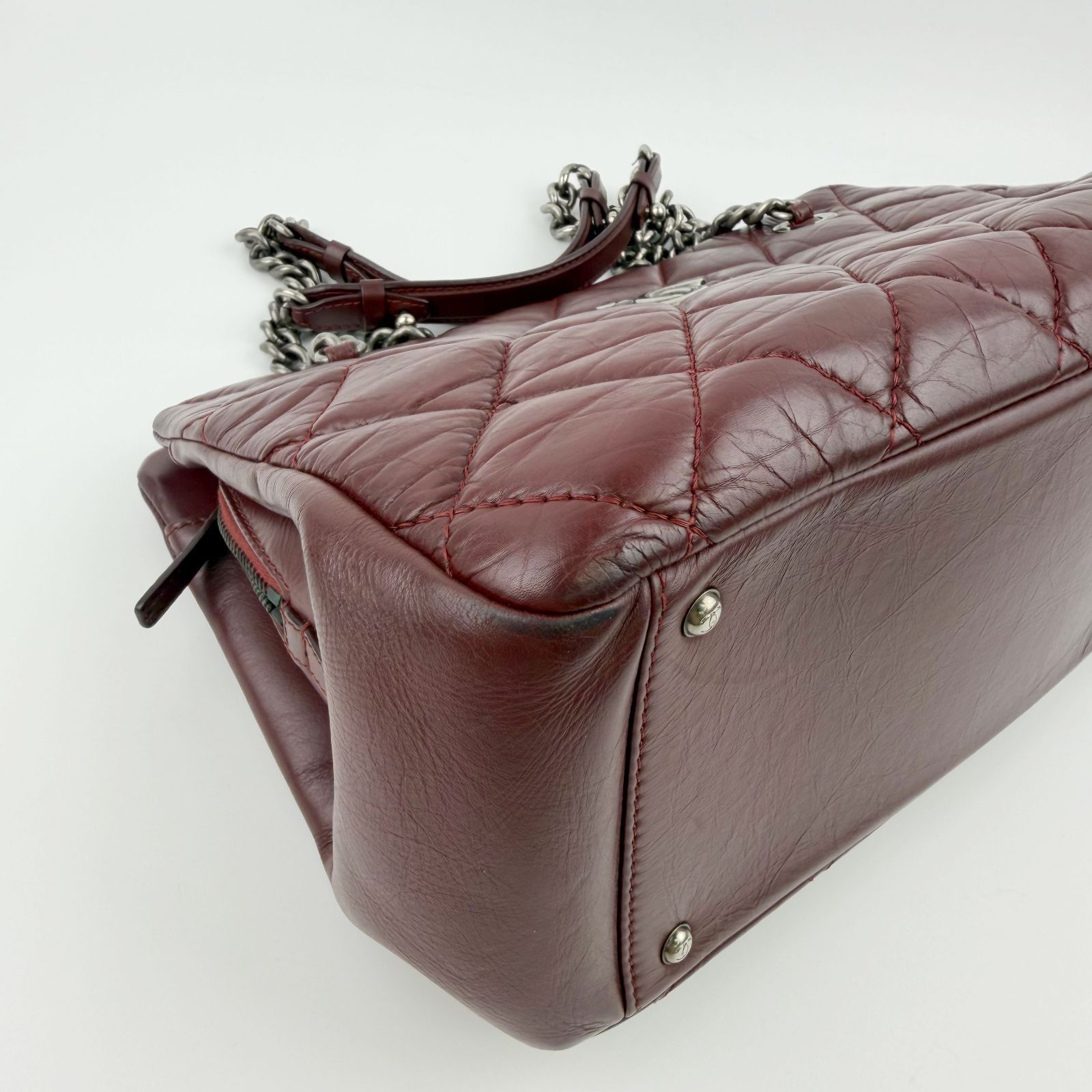 中古】CHANEL シャネル ココマーク マトラッセ チェーンショルダー