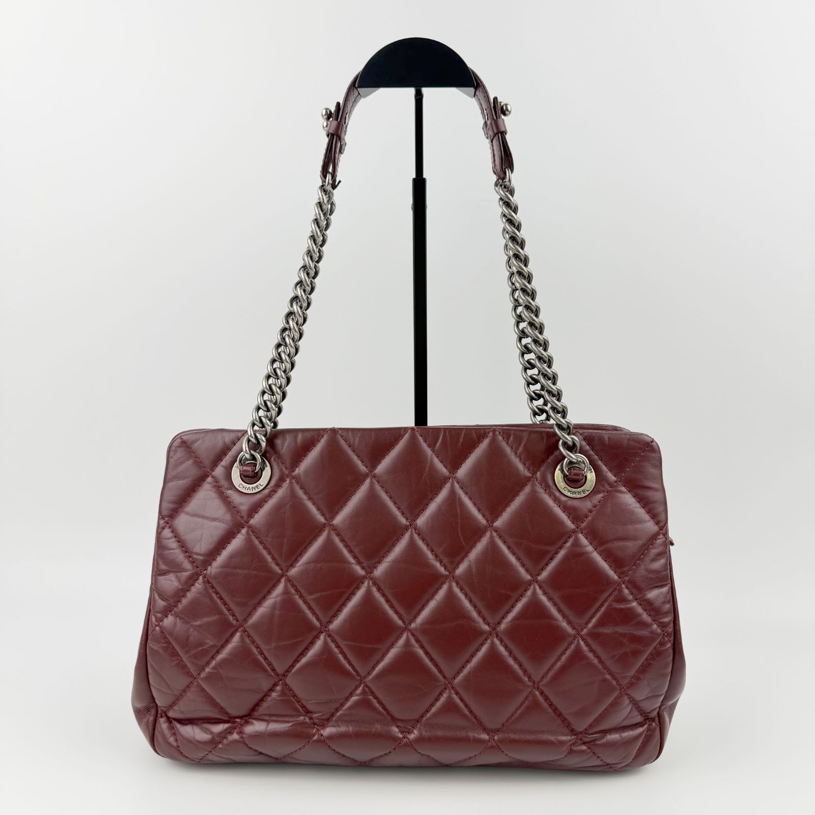 中古】CHANEL シャネル ココマーク マトラッセ チェーンショルダー