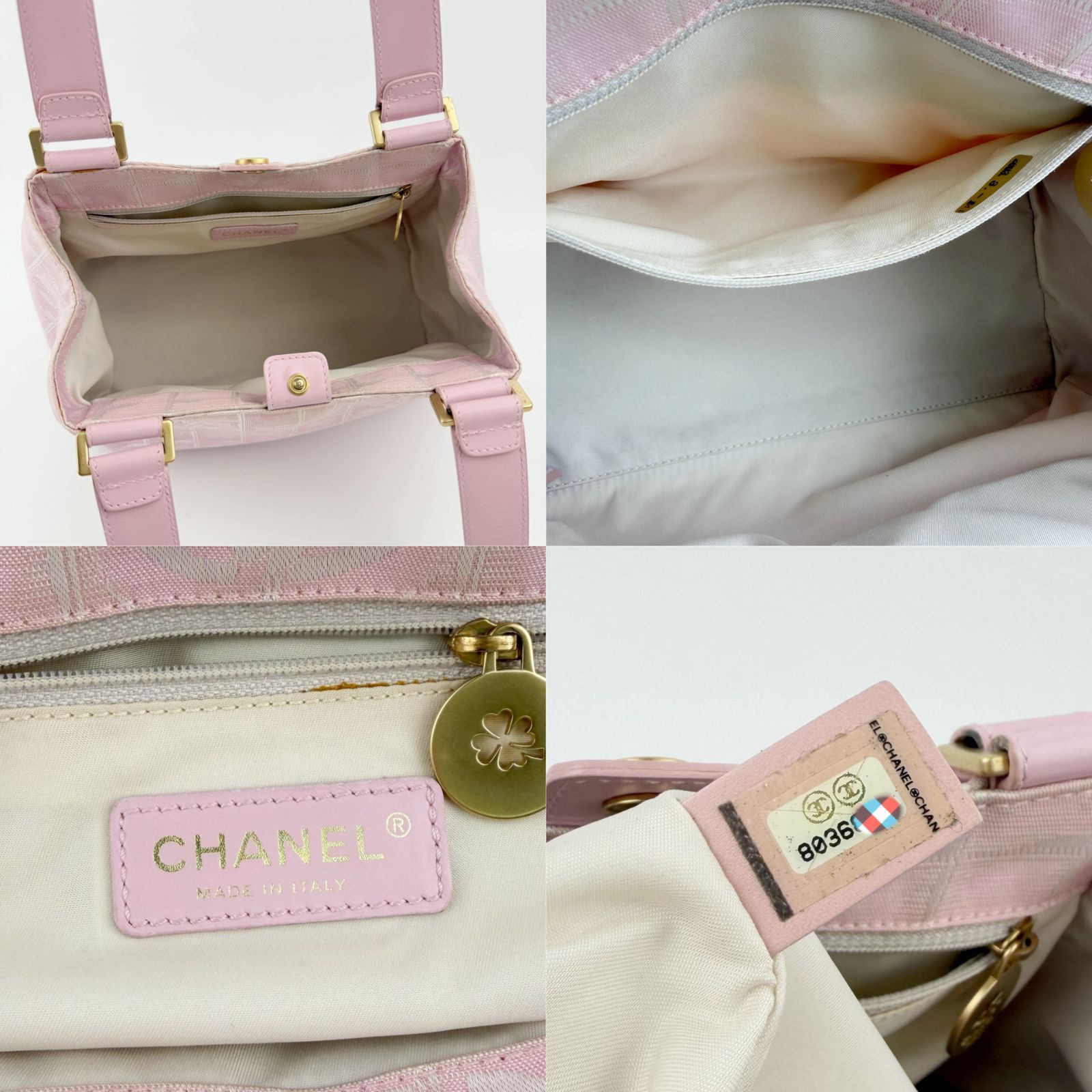 中古】CHANEL シャネル ニュートラベルライン ココマーク ハンドバッグ