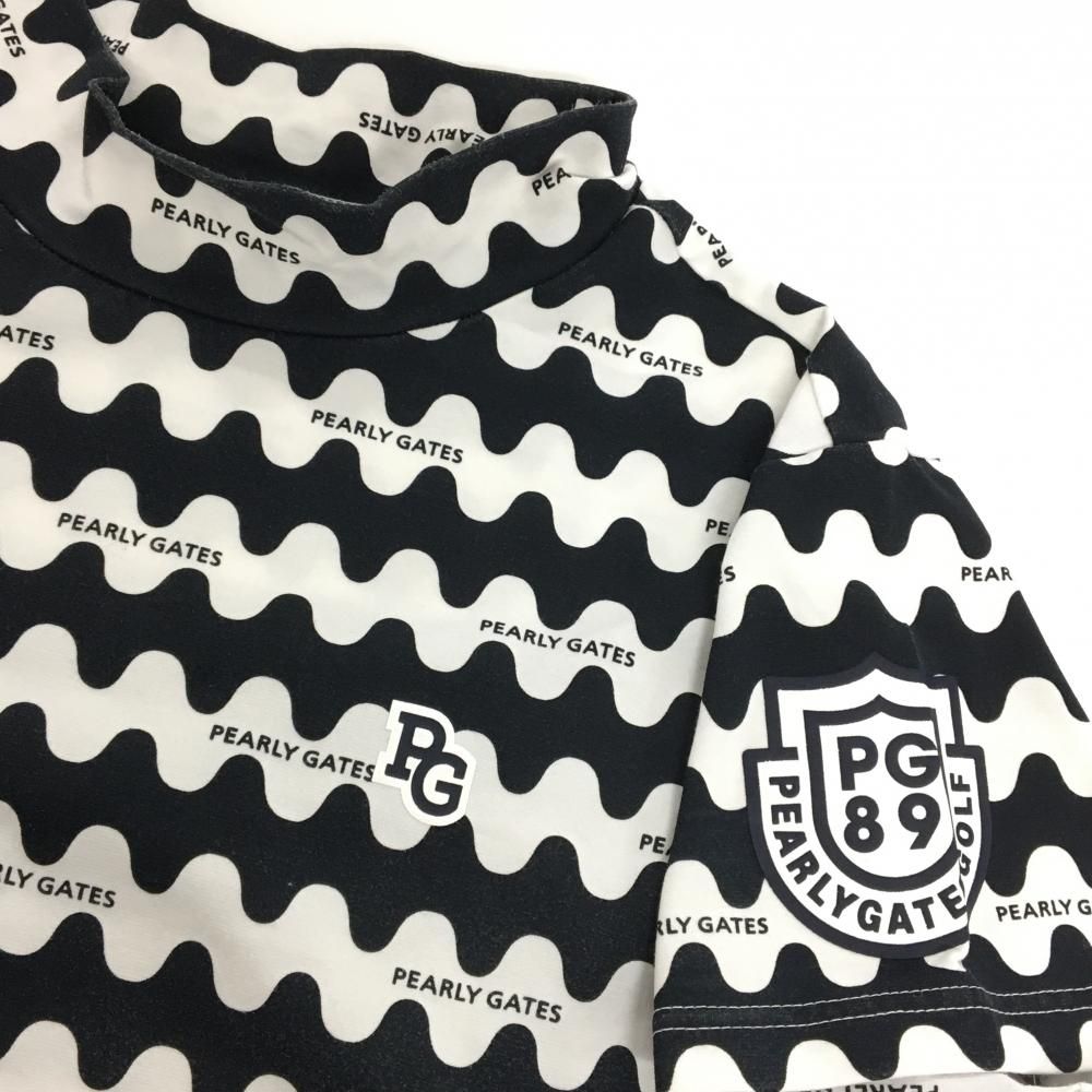 サイズ：2 PEARLY GATES パーリーゲイツ ハイネック 半袖Tシャツ