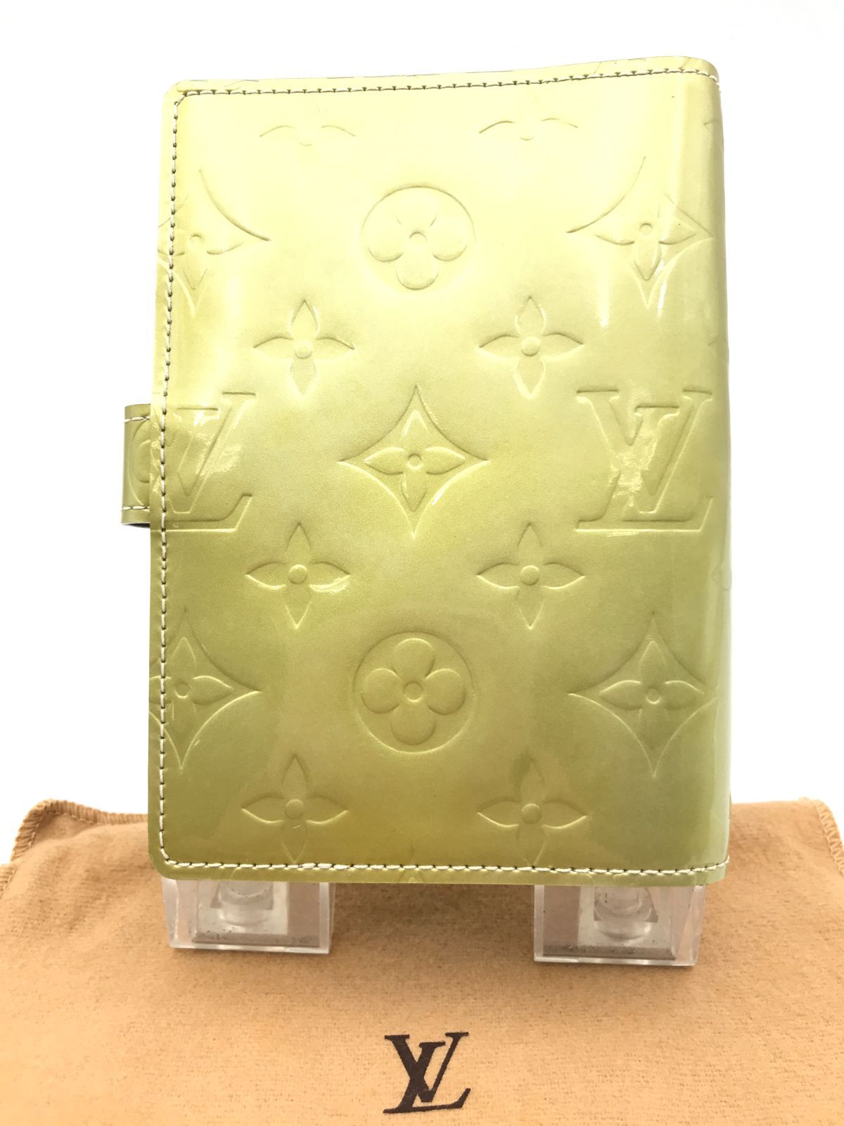 LOUIS VUITTON ルイヴィトン 手帳カバー ヴェルニ ゴールド系 2469 