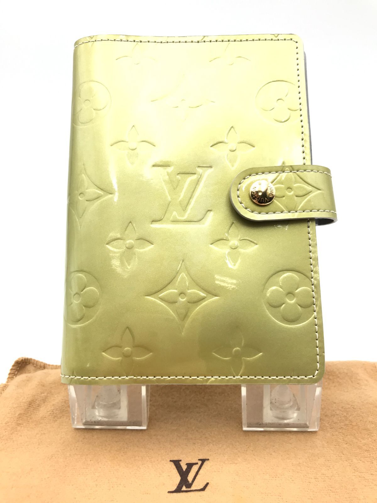 LOUIS VUITTON ルイヴィトン 手帳カバー ヴェルニ ゴールド系 2469