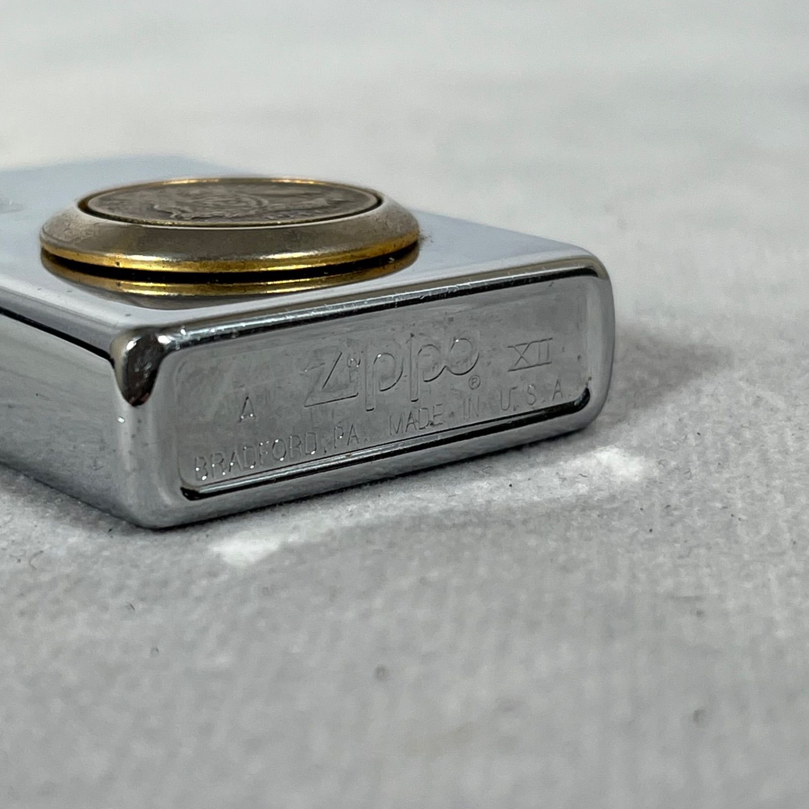 管2606-247】火花確認済☆ ZIPPO ジッポー オイルライター シルバー 