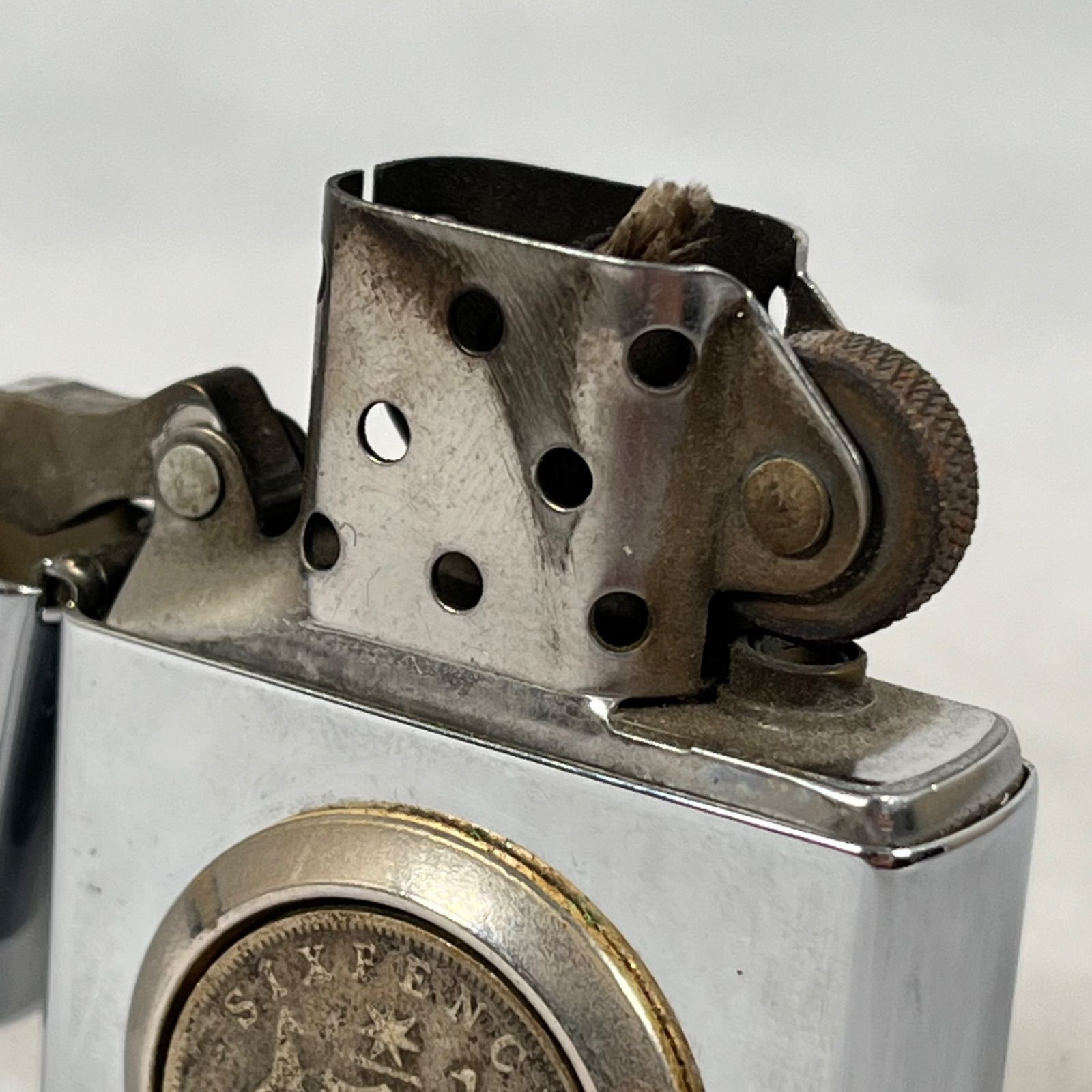 管2606-247】火花確認済☆ ZIPPO ジッポー オイルライター シルバー 