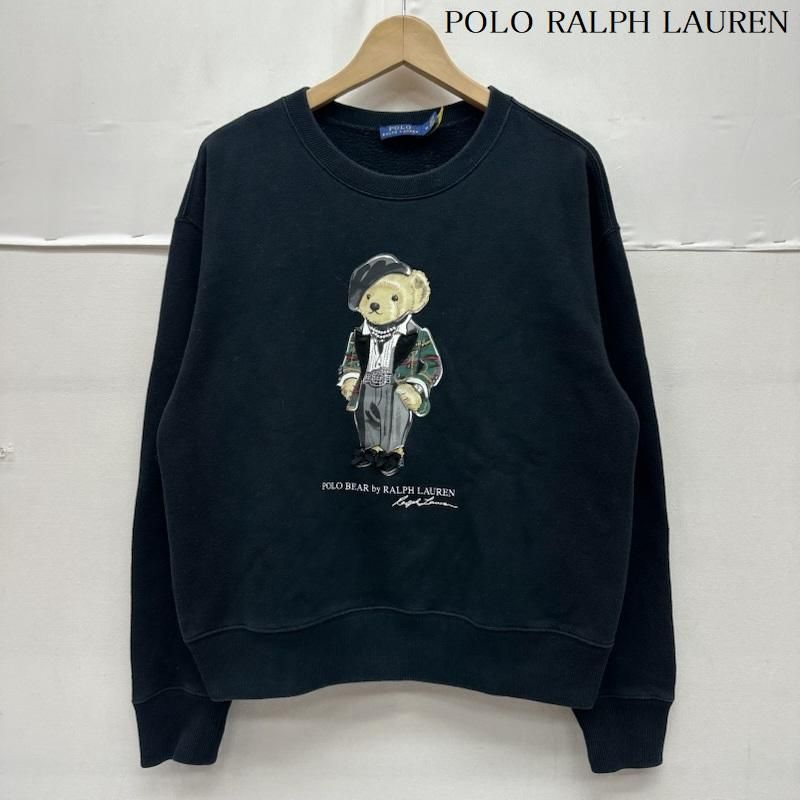 ポロラルフローレン 22AW Plaid Tuxedo Polo Bear Jumper ポロベア プリント スウェット メンズ M ISItems【USED】【古着】【中古】50161552