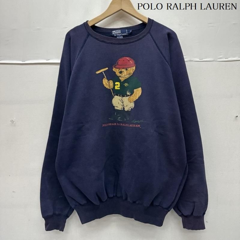 ポロラルフローレン 90s POLO BEAR ポロベア プリント スウェット メンズ M ISItems【USED】【古着】【中古】50161609