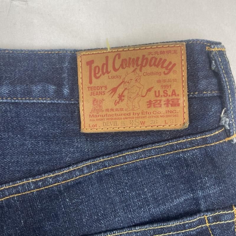 テッドマン TED COMPANY DEVIL号 シリーズ 刺繍 赤耳 セルビッチ