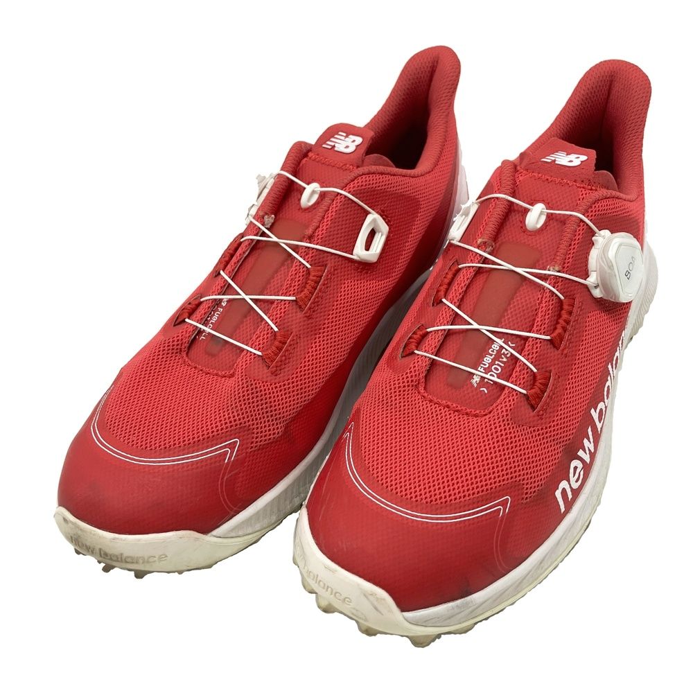 NEW BALANCE GOLF ニューバランス MGS1001R スパイクレスゴルフシューズ BOA レッド系 26.5 [240101725964] ゴルフウェア メンズ ストスト