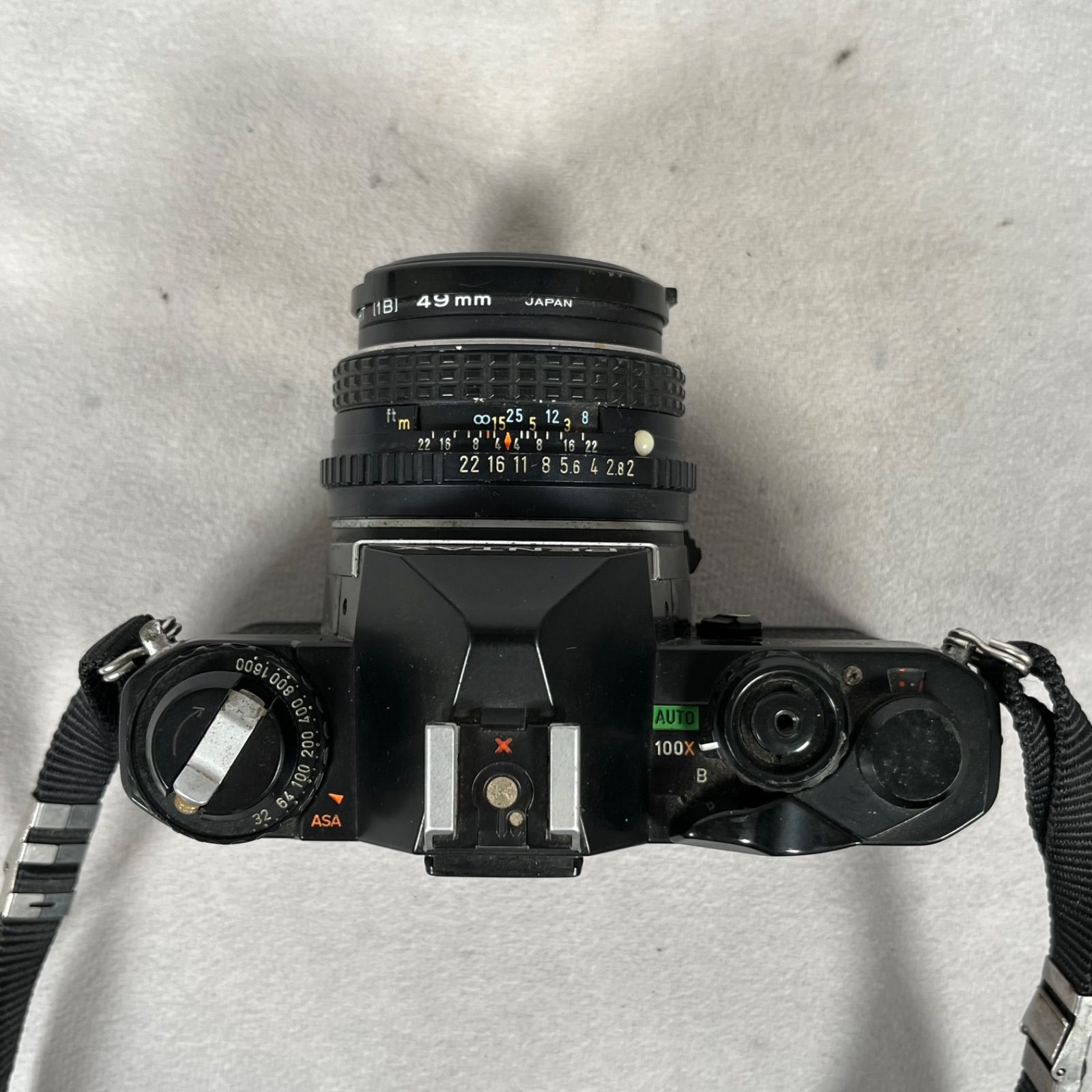 管2606-324】ASAHI PENTAX MV1 ブラック フィルムカメラ 49mm レンズ