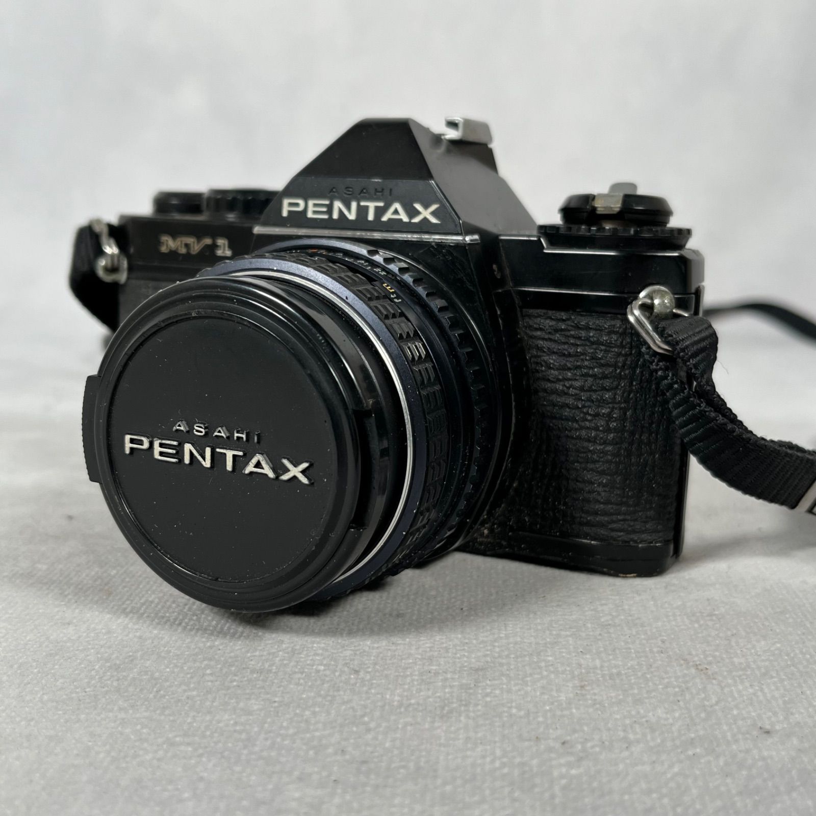 管2606-324】ASAHI PENTAX MV1 ブラック フィルムカメラ 49mm レンズ