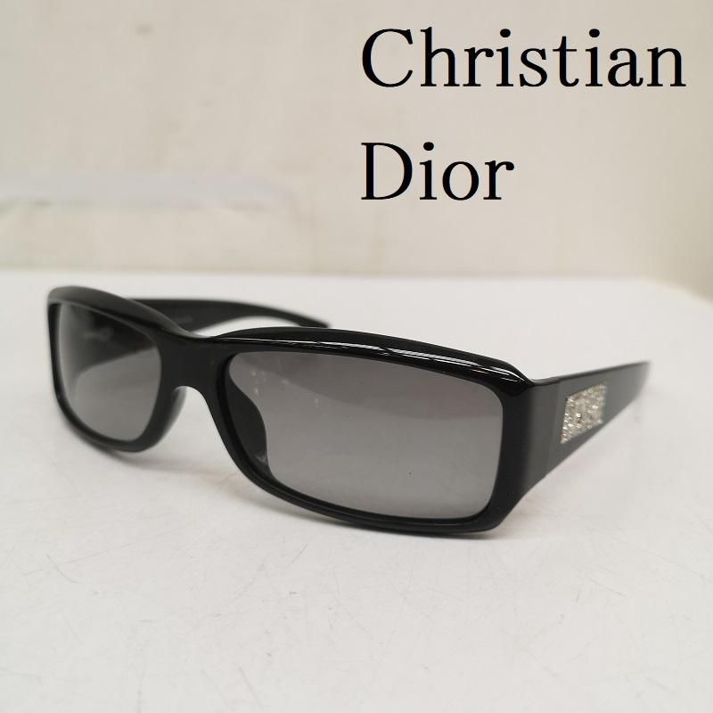 クリスチャンディオール DIOR NIGHT 4 ラインストーン ロゴ スクエア